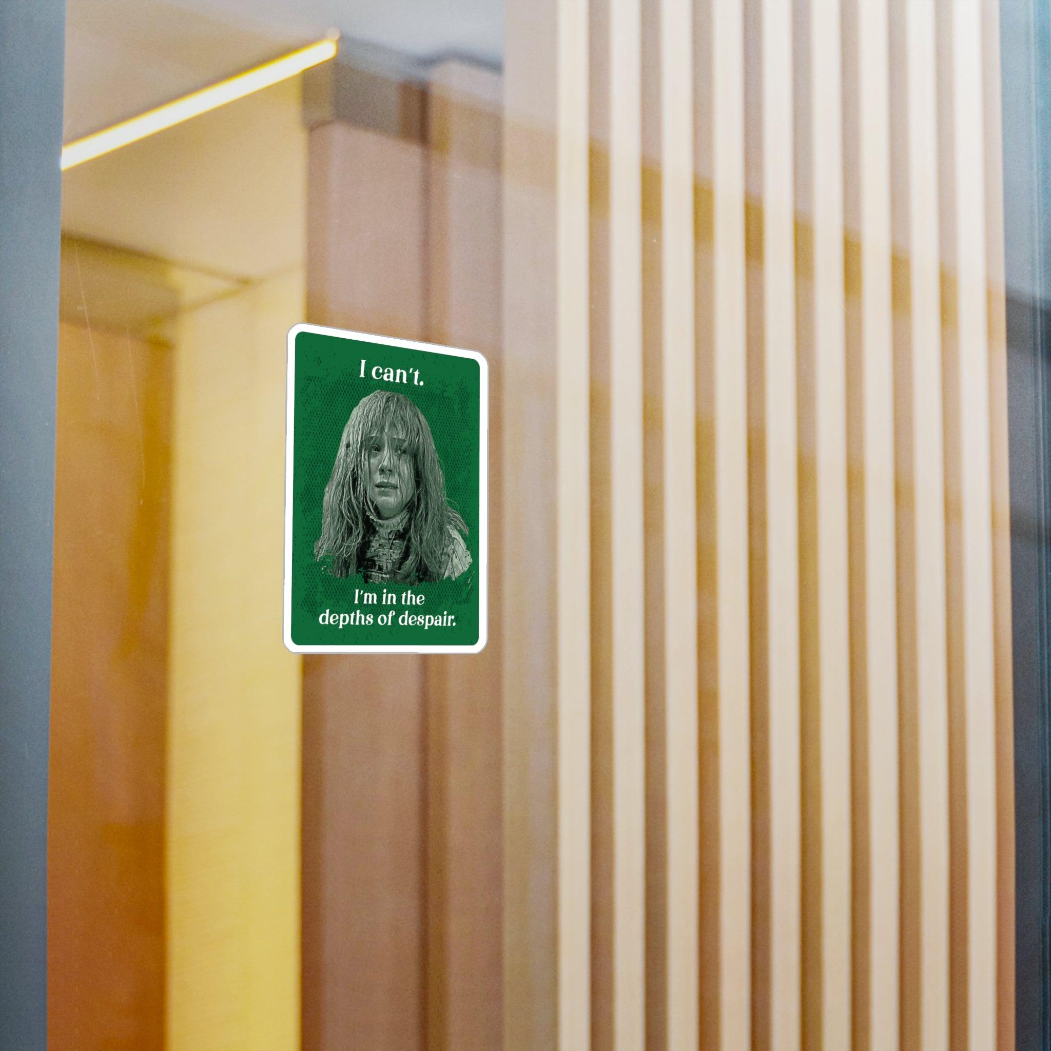 Depths of Despair- Anne of Green Gables Vinyl Sticker