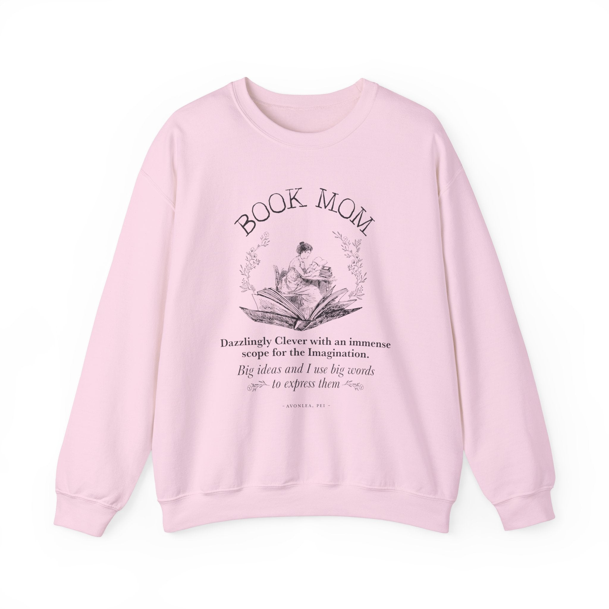 Book Mom Edwardian Reader Sweatshirt