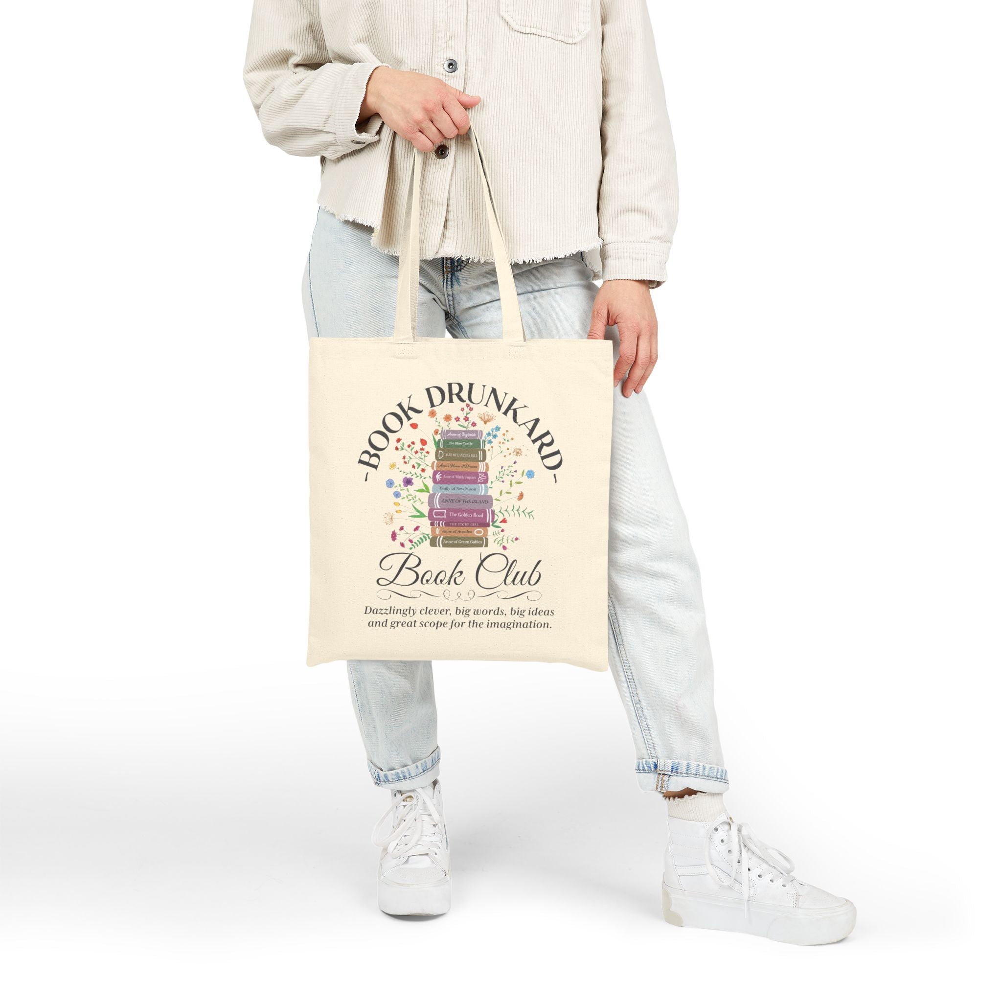 Book Drunkard Book Club Tote Bag