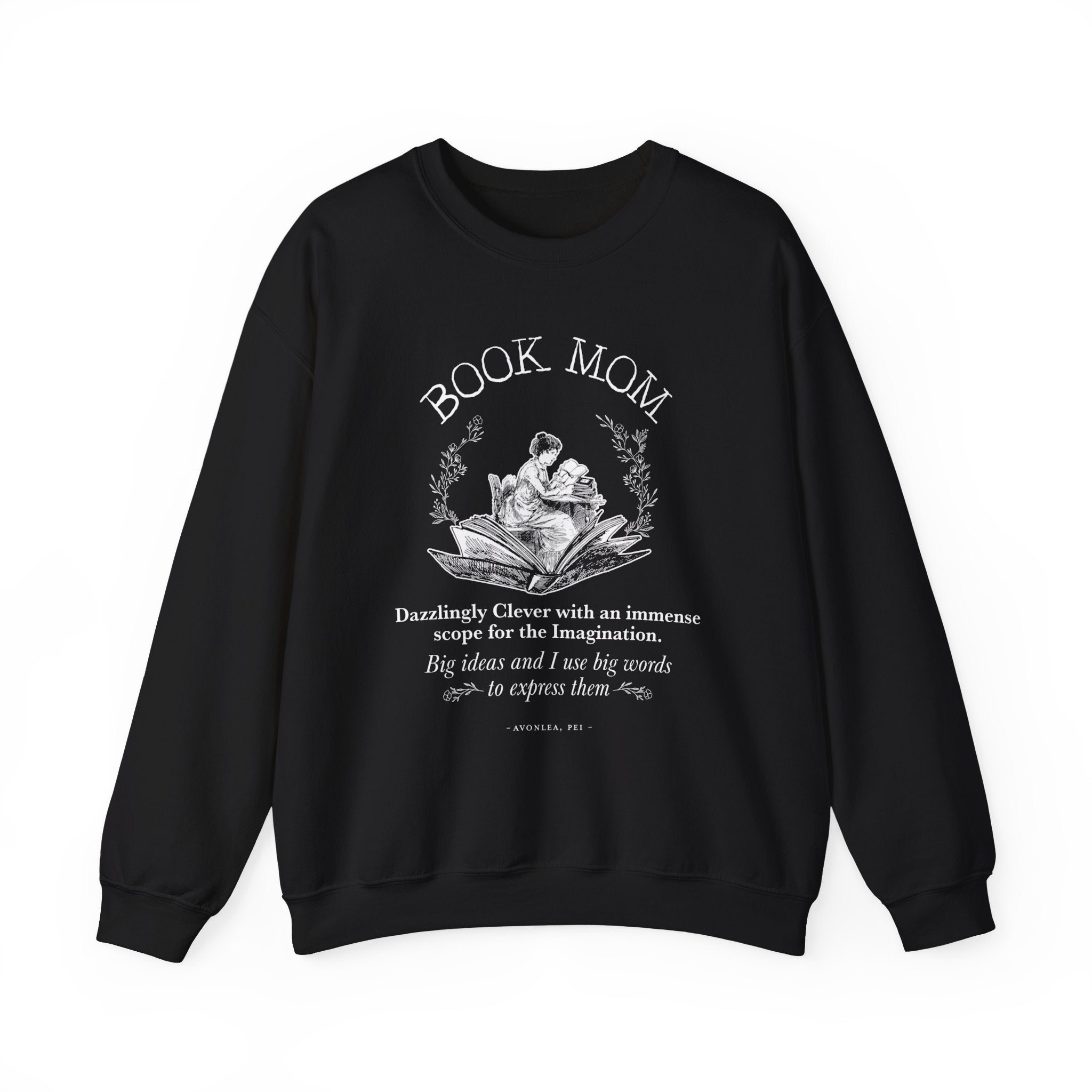 Book Mom Edwardian Reader Sweatshirt