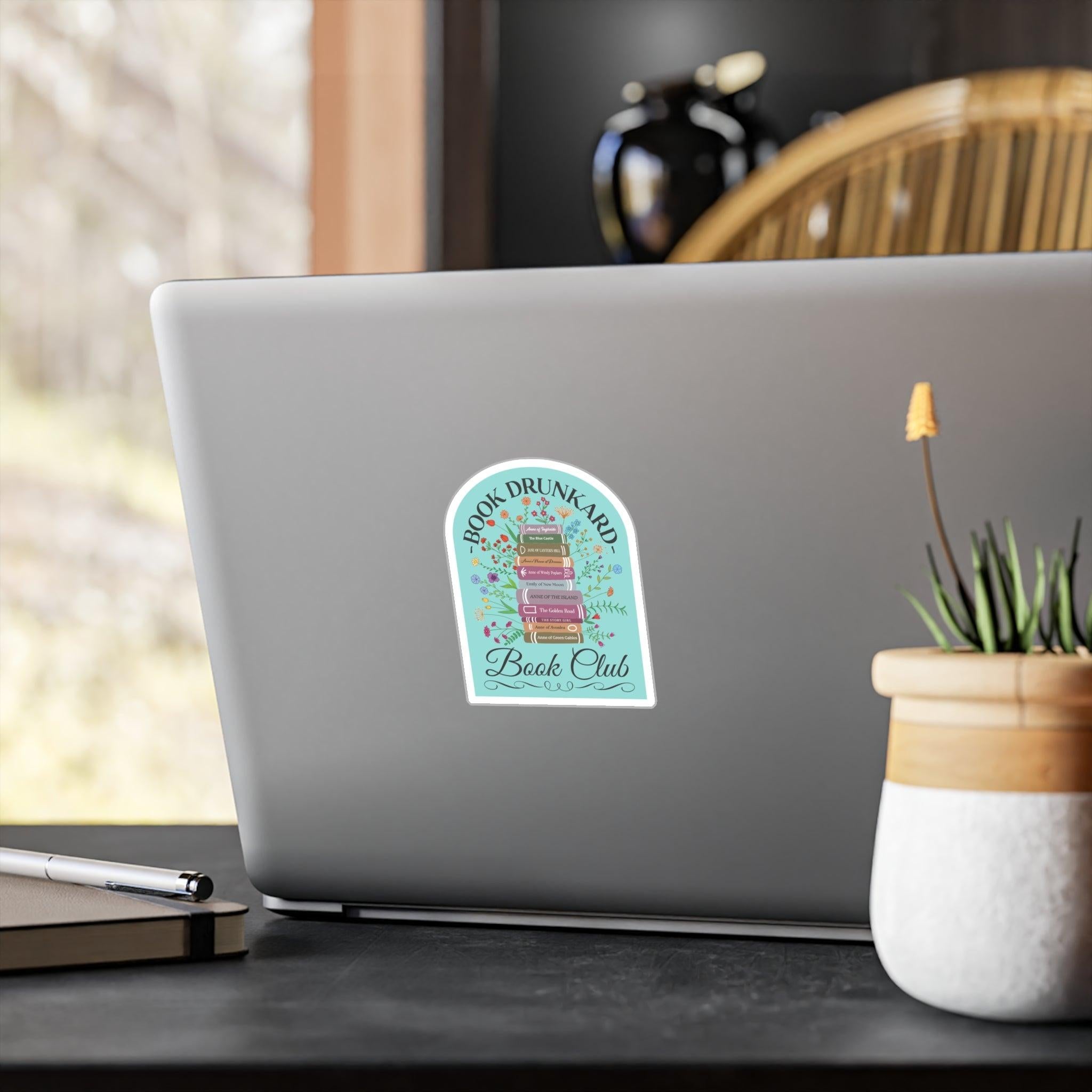 Book Drunkard Book Club Sticker