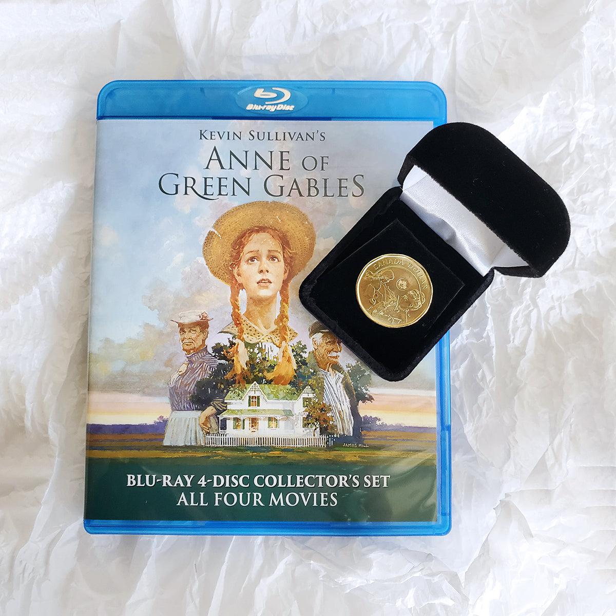 L.M. Montgomery Collector Coin with Anne of Green Gables 4 Part Blu-ray 4K Restoration Set