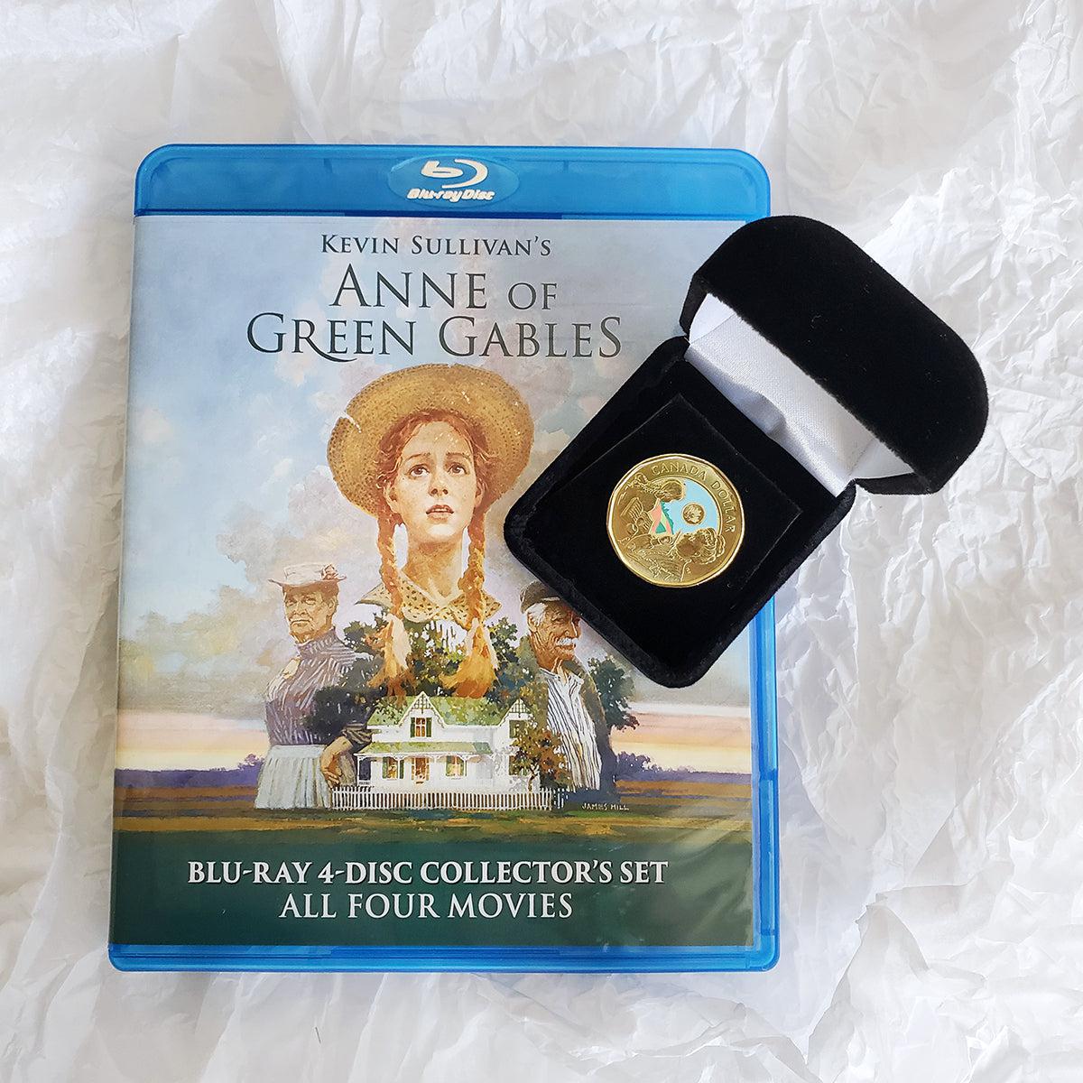 L.M. Montgomery Collector Coin (colorized) with Anne of Green Gables 4 Part Blu-ray 4K Restoration Set