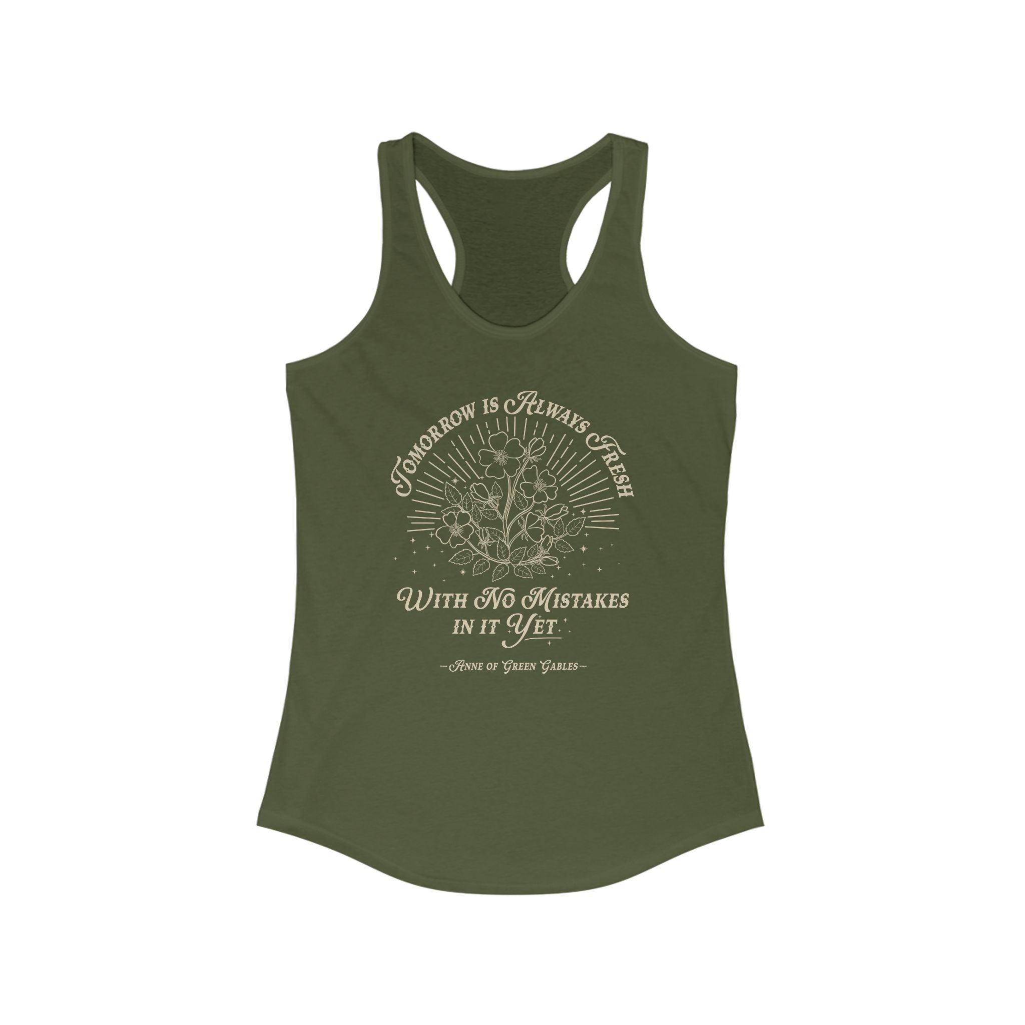 Tomorrow Is Always Fresh Racerback Tank