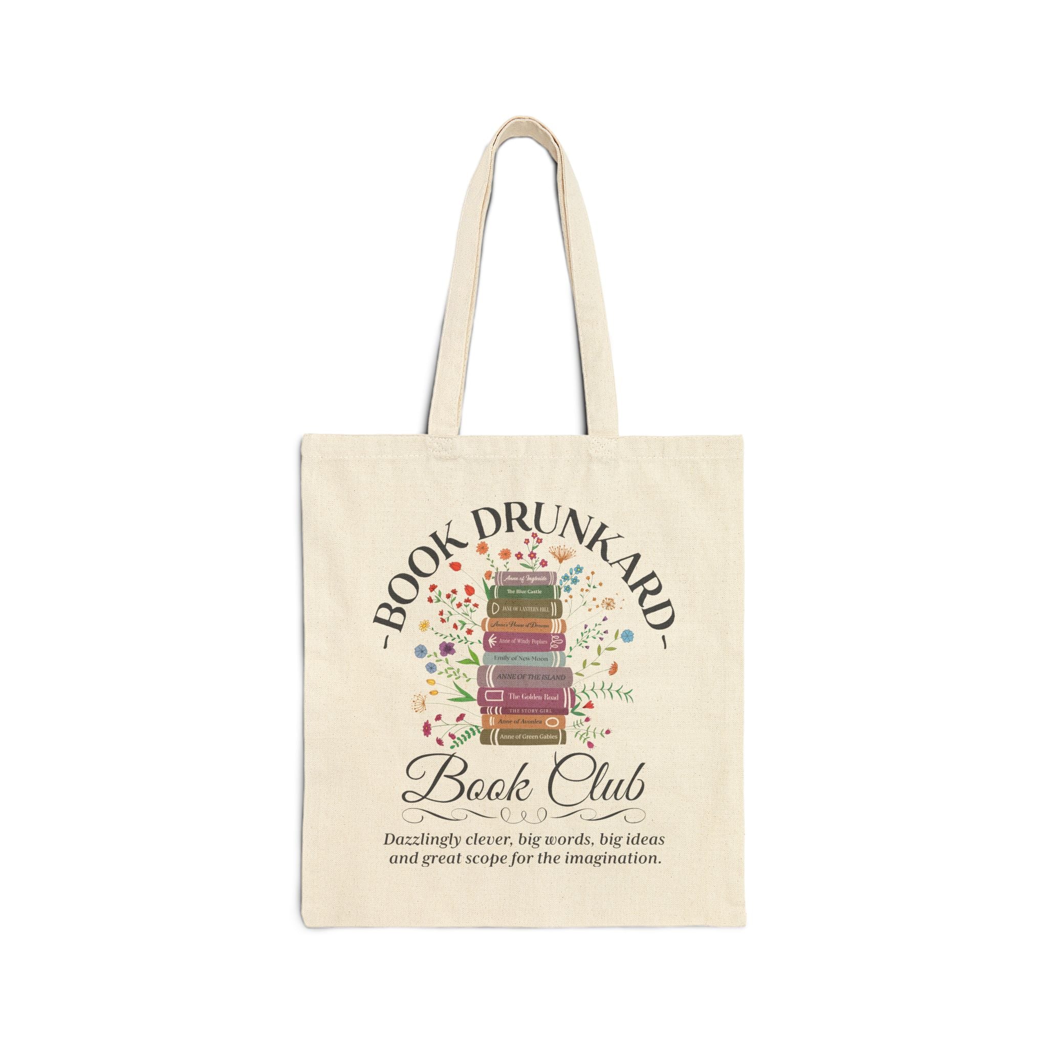 Book Drunkard Book Club Tote Bag
