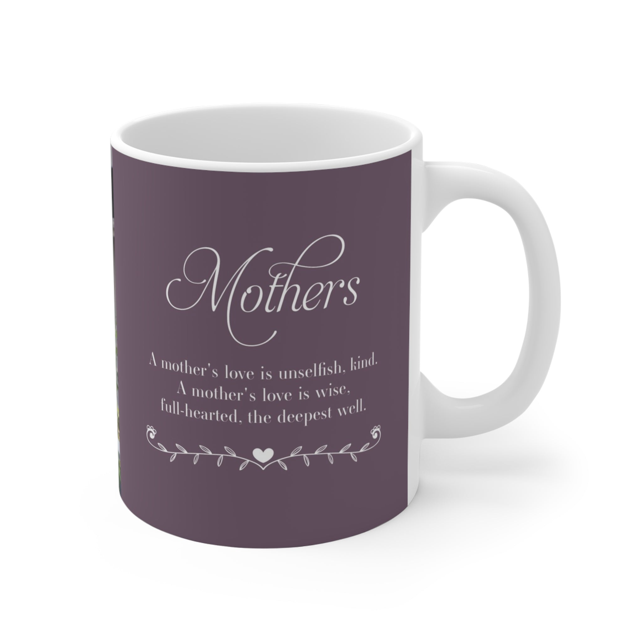 Mother's Love Mug - Plum Colored