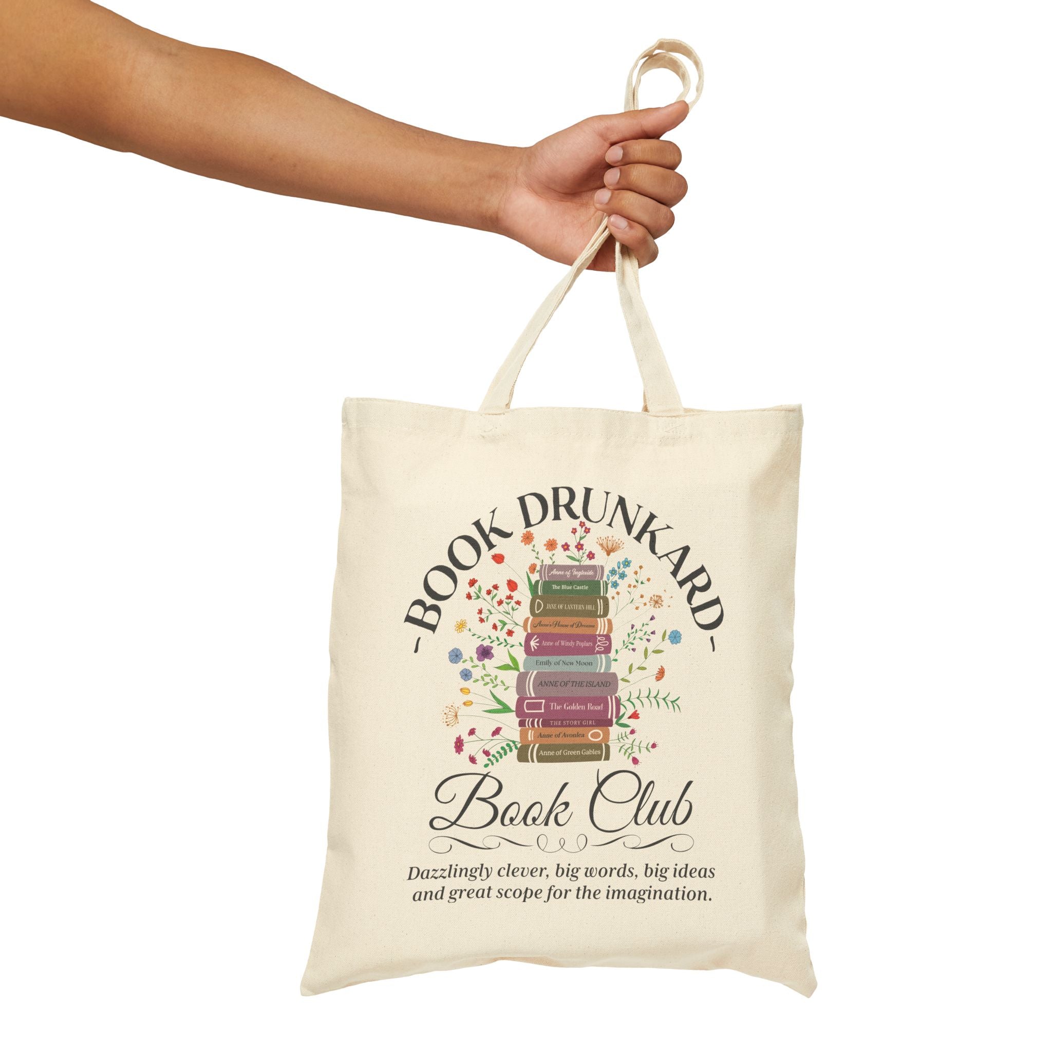 Book Drunkard Book Club Tote Bag