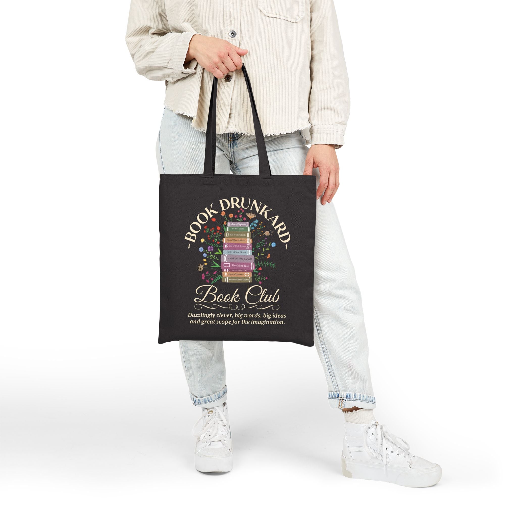 Book Drunkard Book Club Tote Bag