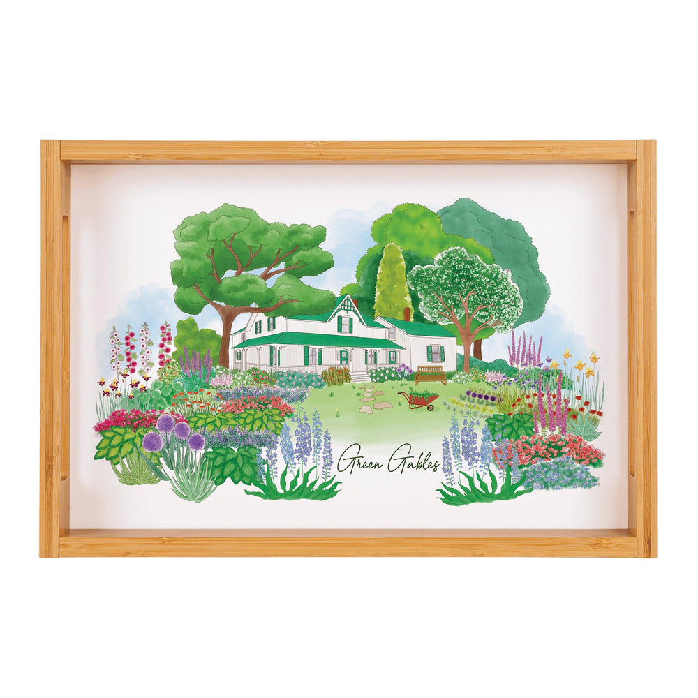 Green Gables Blooming Garden Serving Tray