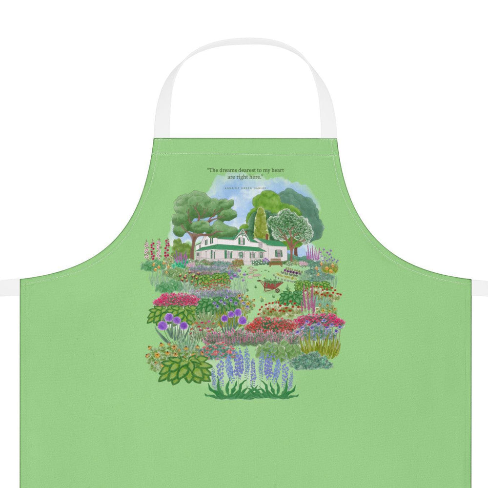Green Gables Blooming Garden Apron - Green