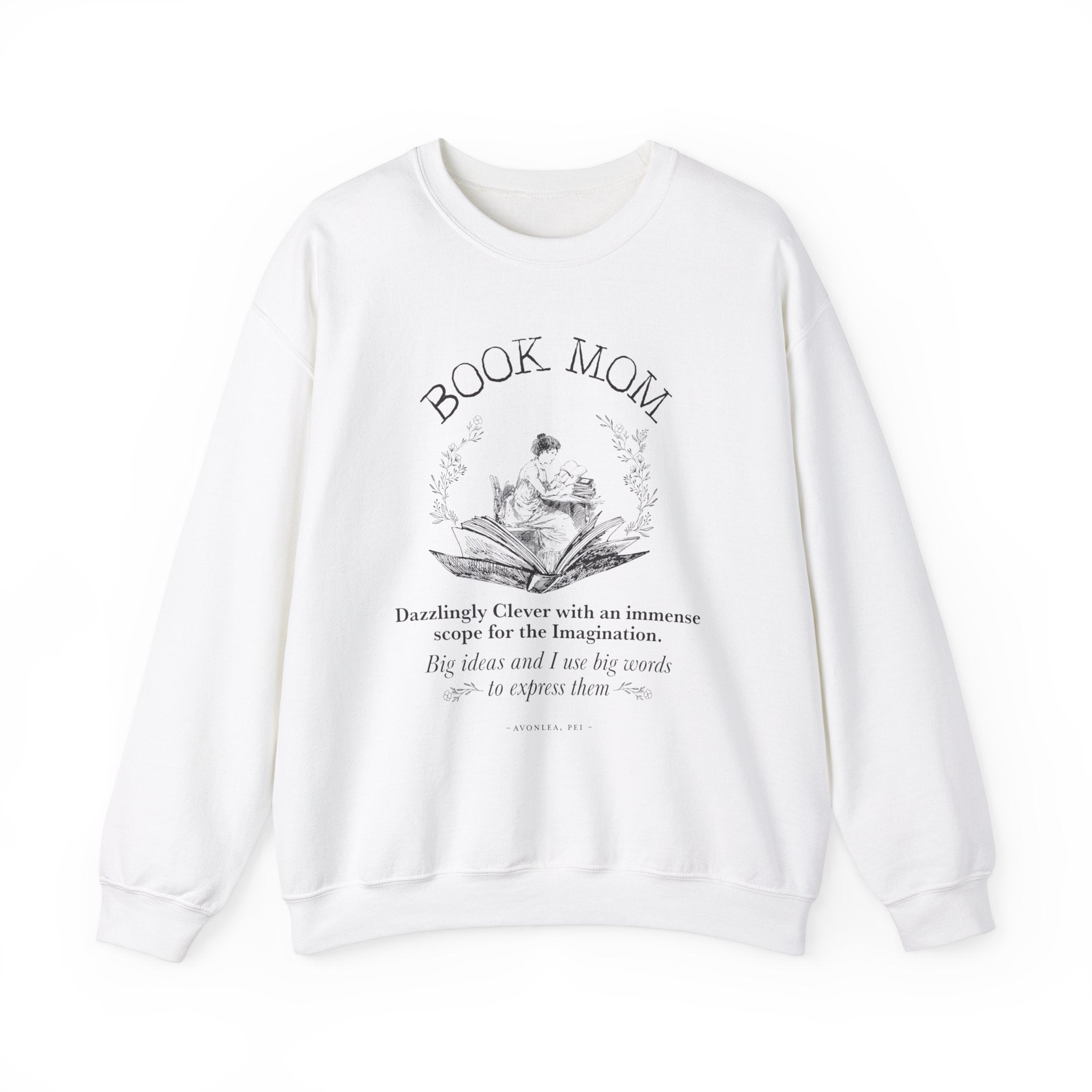 Book Mom Edwardian Reader Sweatshirt