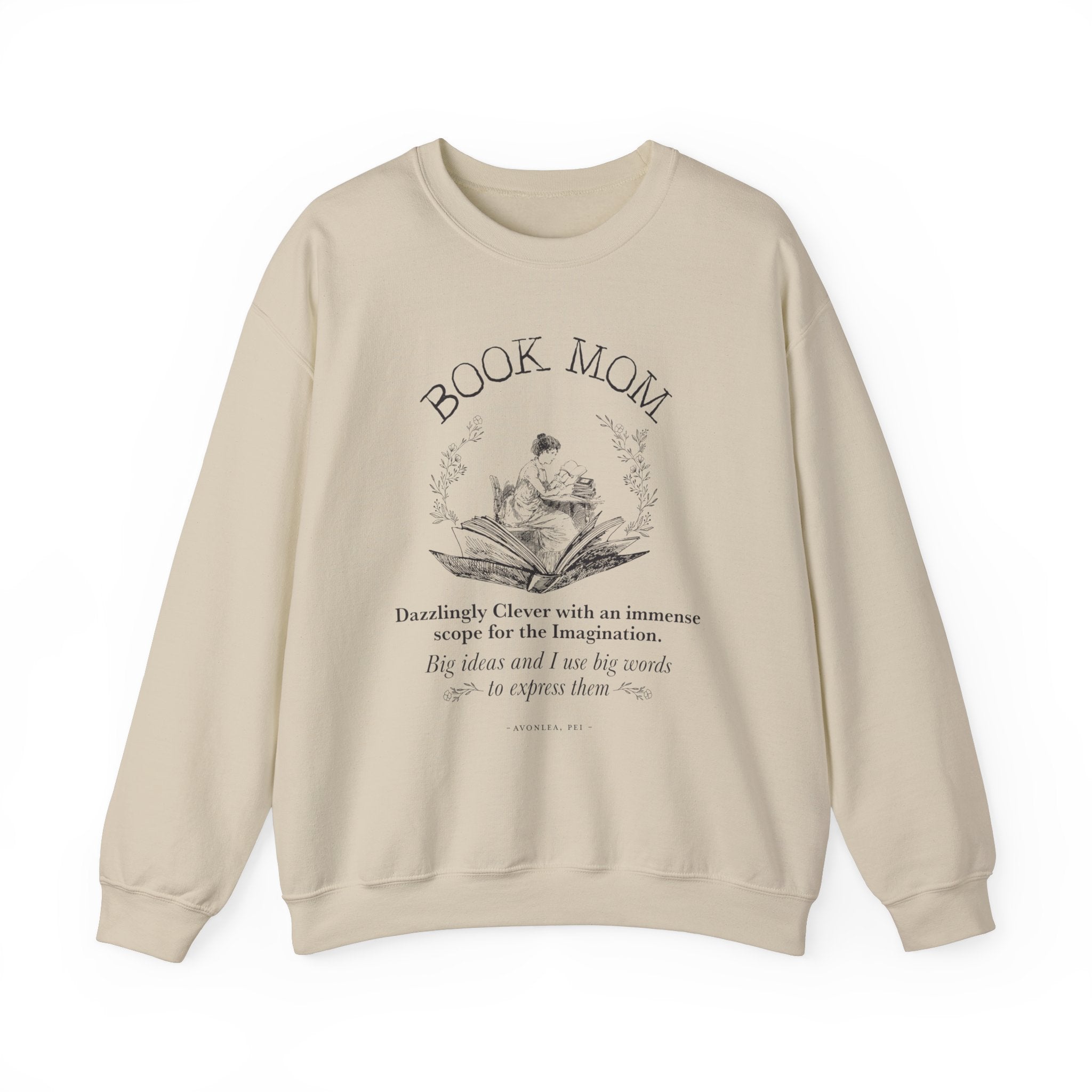 Book Mom Edwardian Reader Sweatshirt