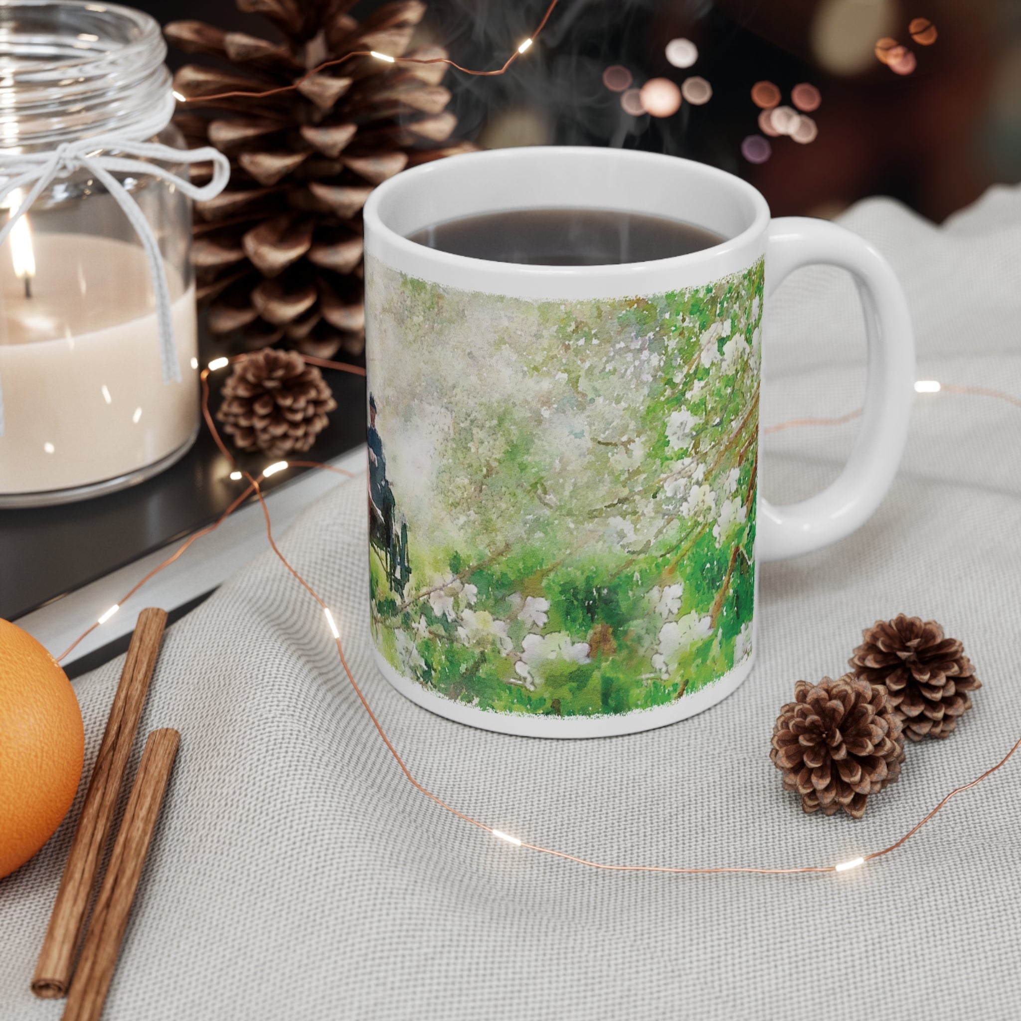 "White Way of Delight" Watercolor Mug