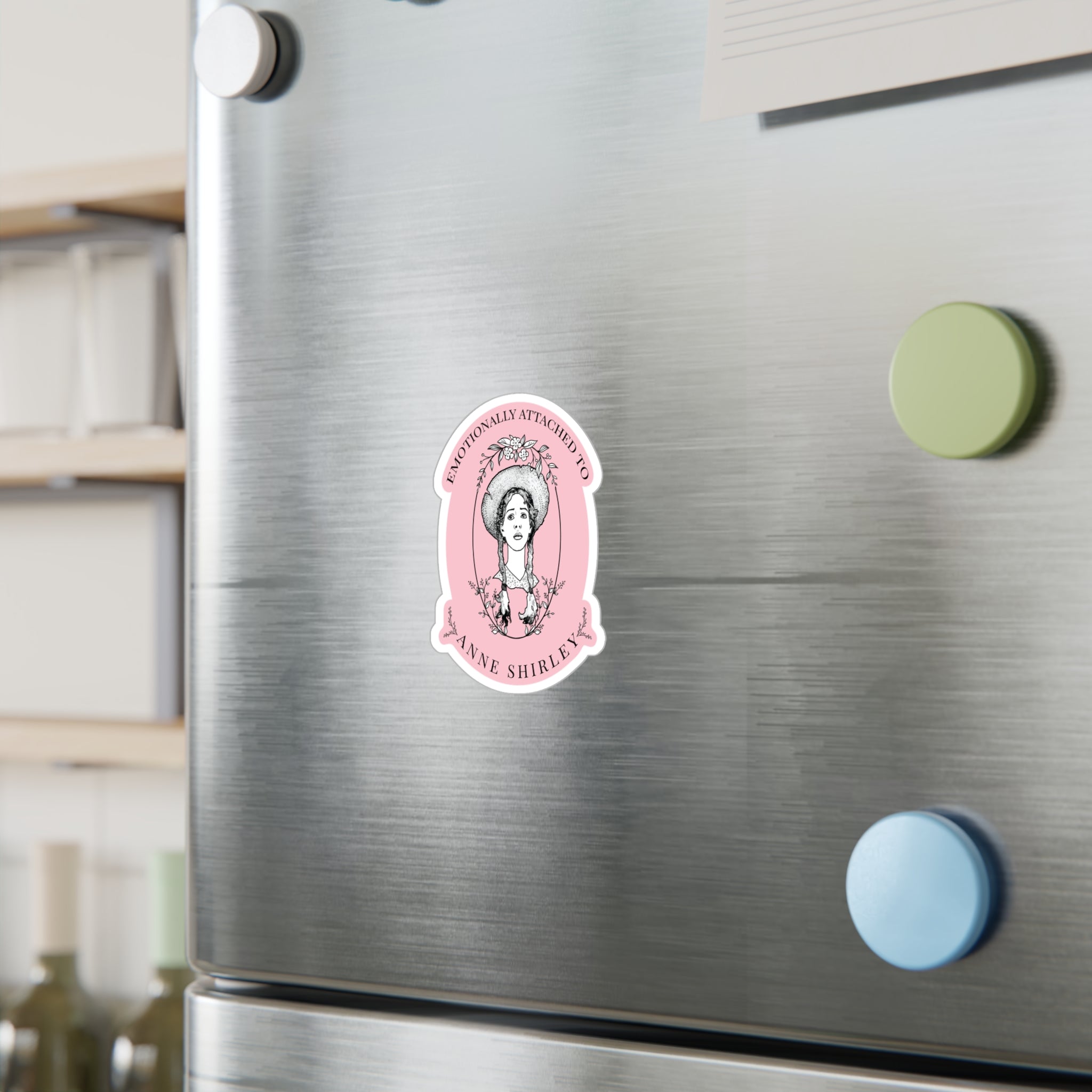 Emotionally Attached to Anne Shirley-Anne of Green Gables Vinyl Sticker