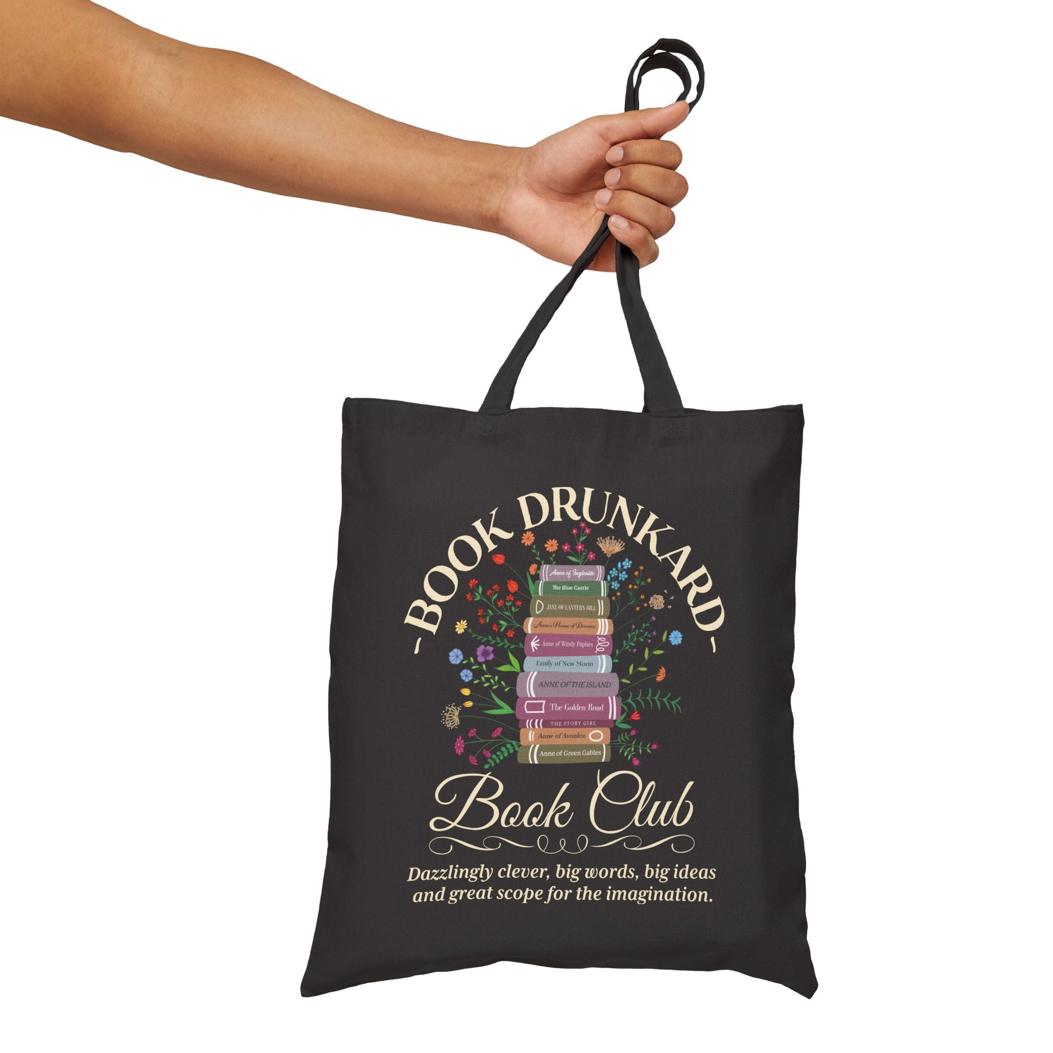Book Drunkard Book Club Tote Bag