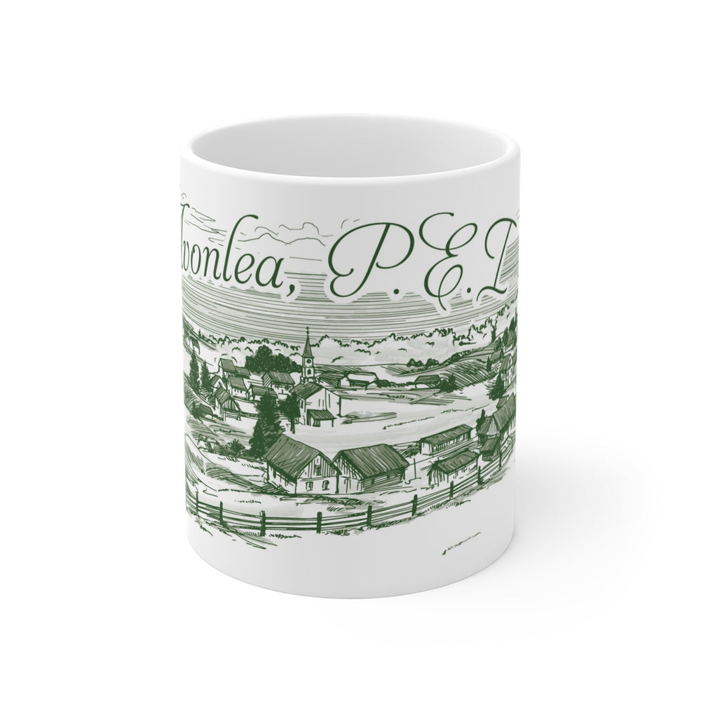 Avonlea, PEI Vintage Illustration Mug (Green)