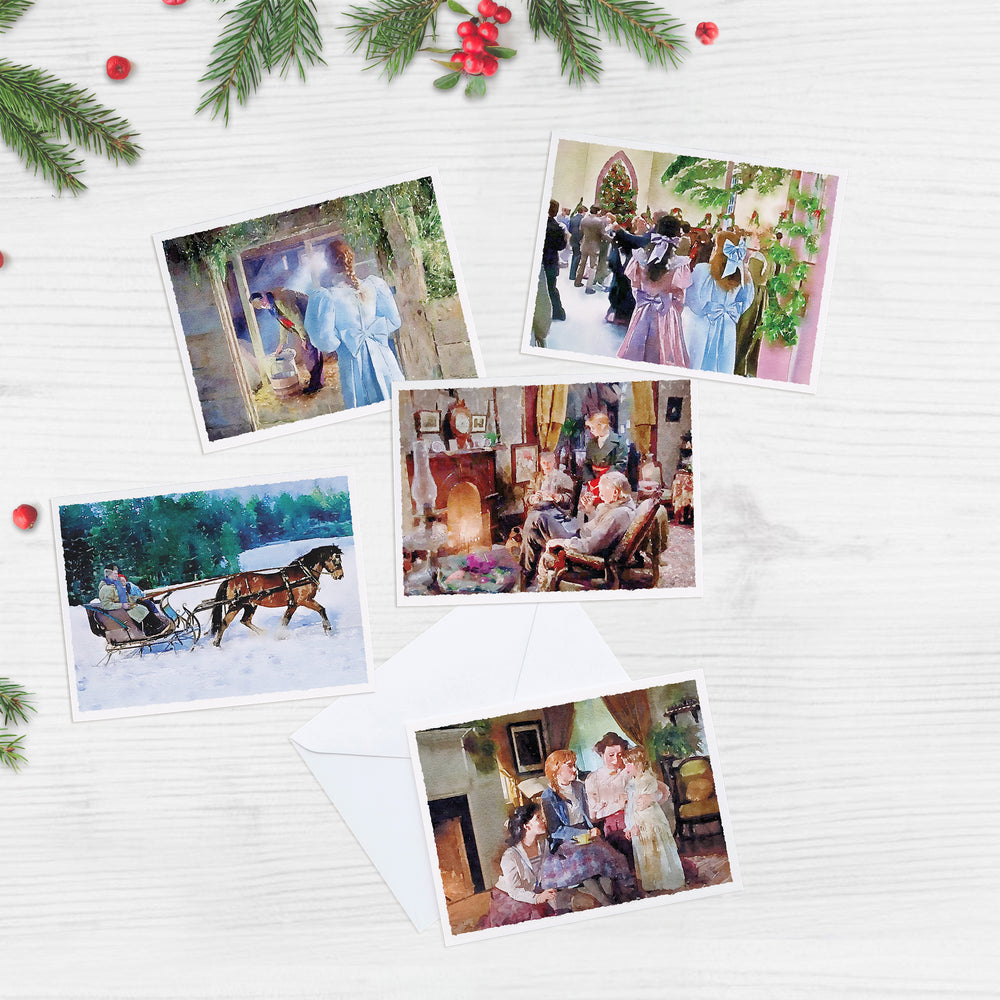 Anne of Green Gables 5-Pack Holiday Watercolor Cards
