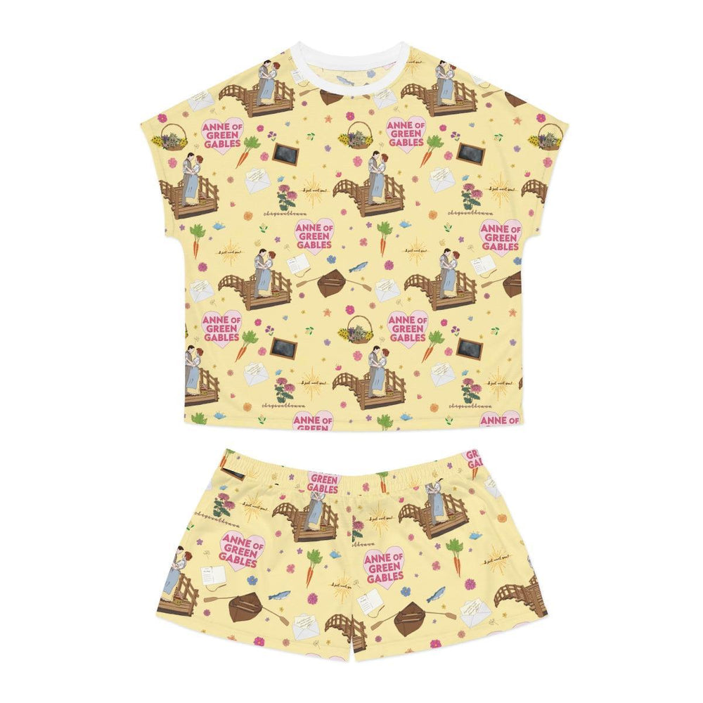 Anne of Green Gables Sweetheart Print Women's Short Pajama Set