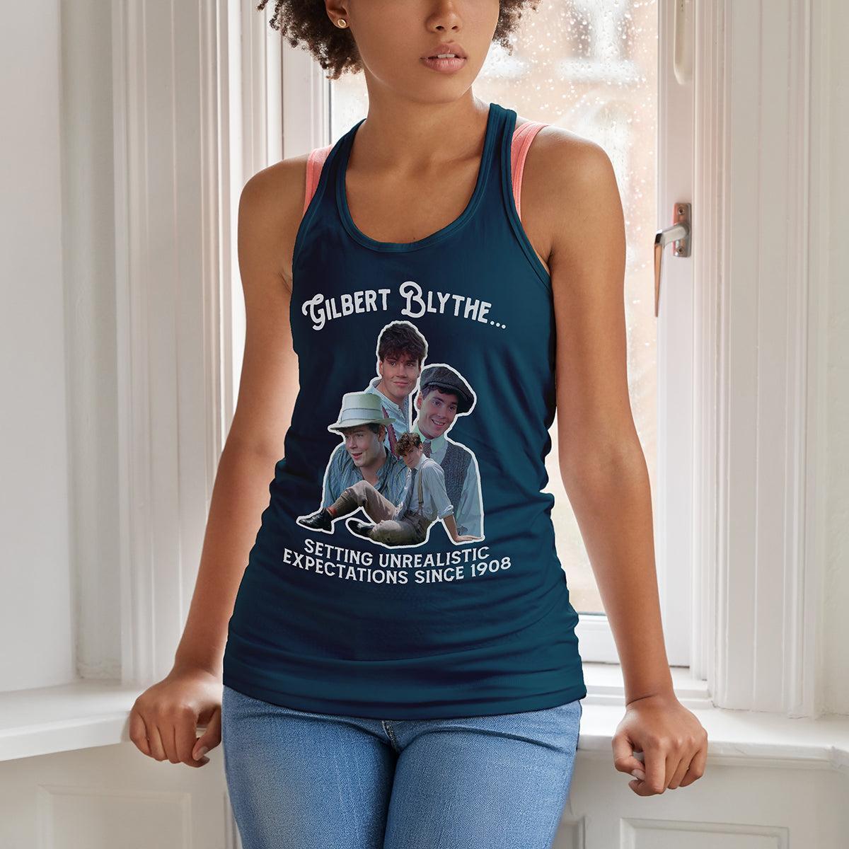 Gilbert Blythe Unrealistic Expectations Racerback Tank Top
