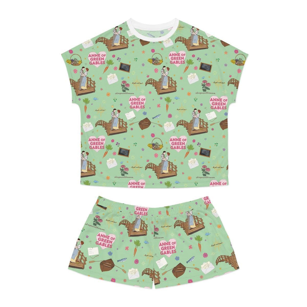 Anne of Green Gables Sweetheart Print Women's Short Pajama Set