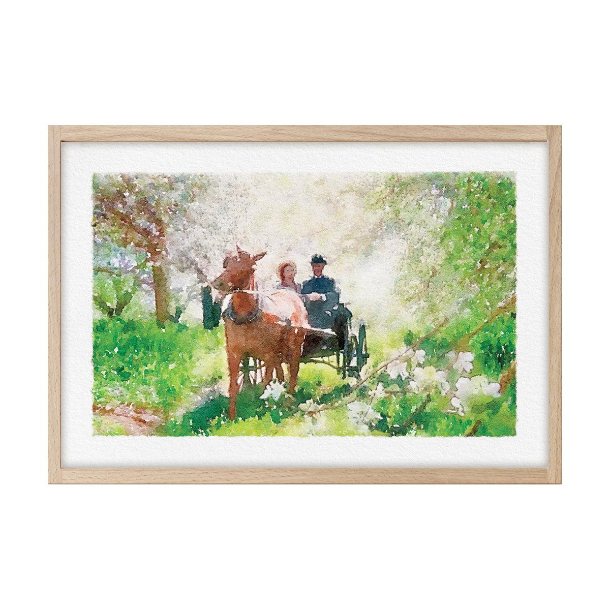 "White Way of Delight" Limited Edition Watercolor Print