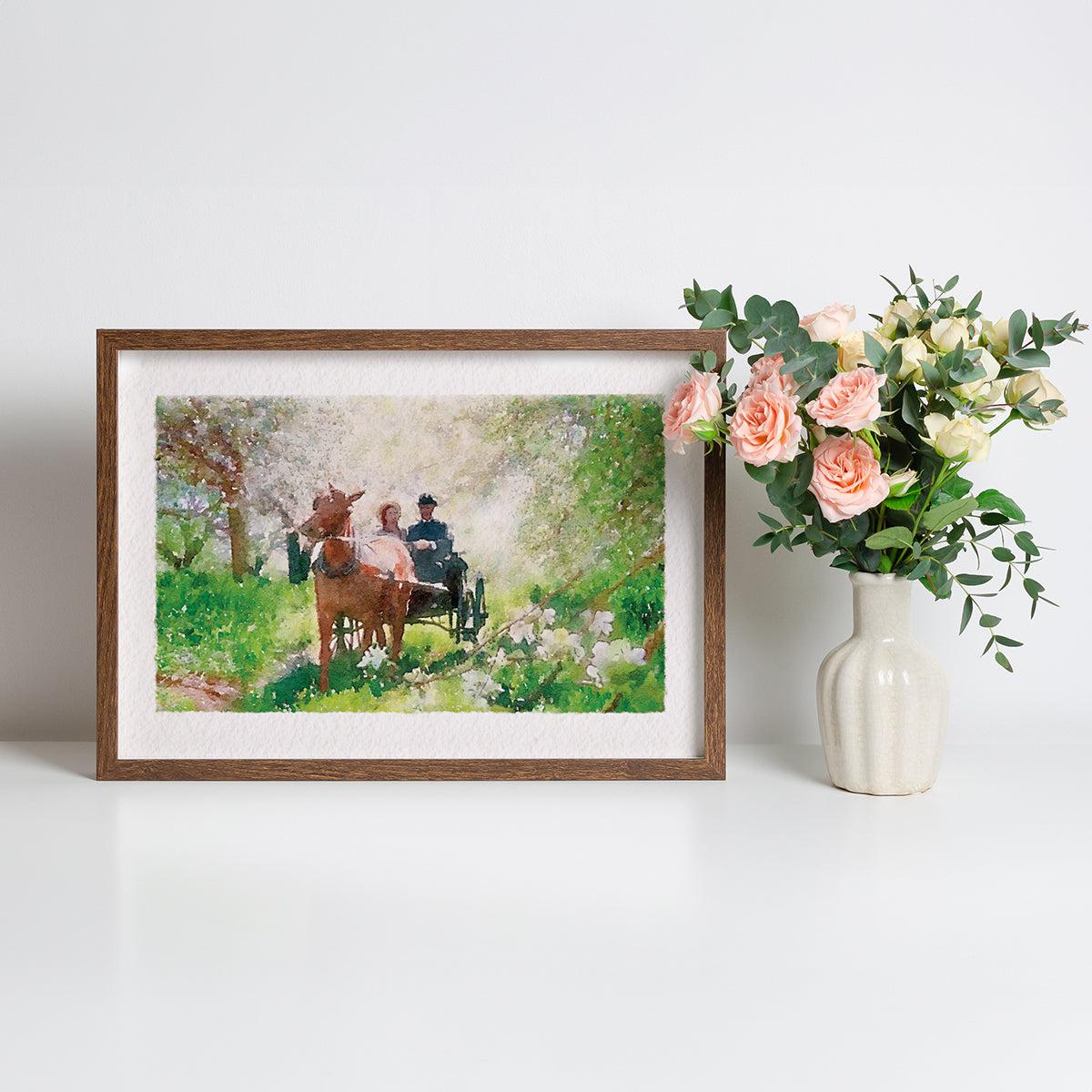 "White Way of Delight" Limited Edition Watercolor Print