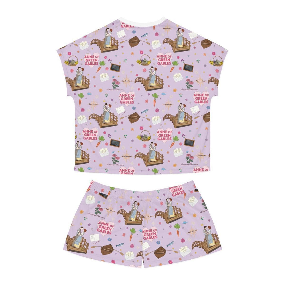 Anne of Green Gables Sweetheart Print Women's Short Pajama Set