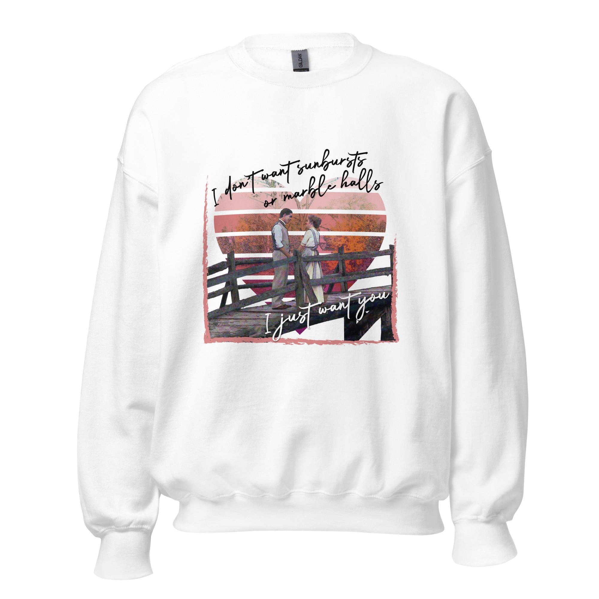 "I Just Want You!" Graphic Sweatshirt