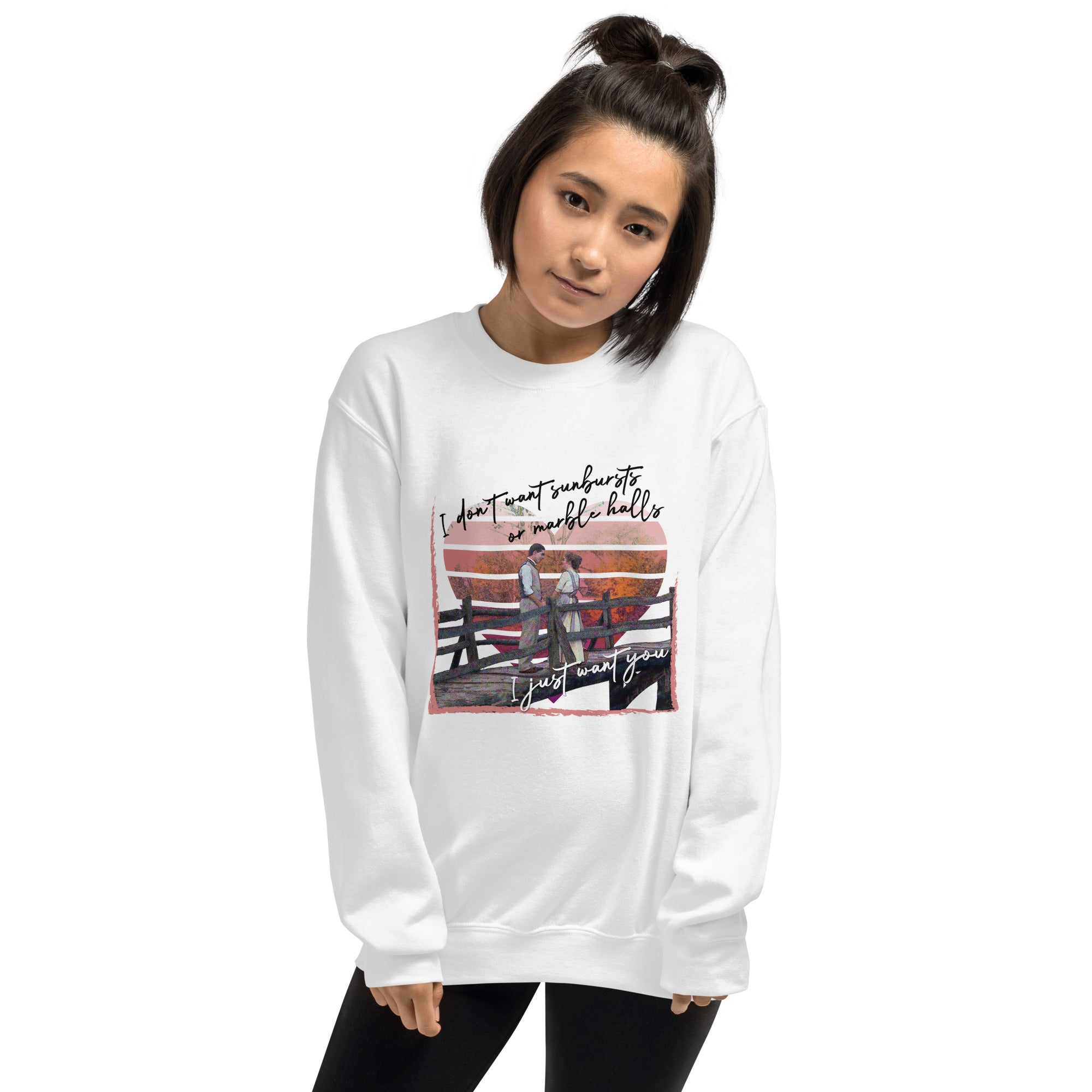 "I Just Want You!" Graphic Sweatshirt