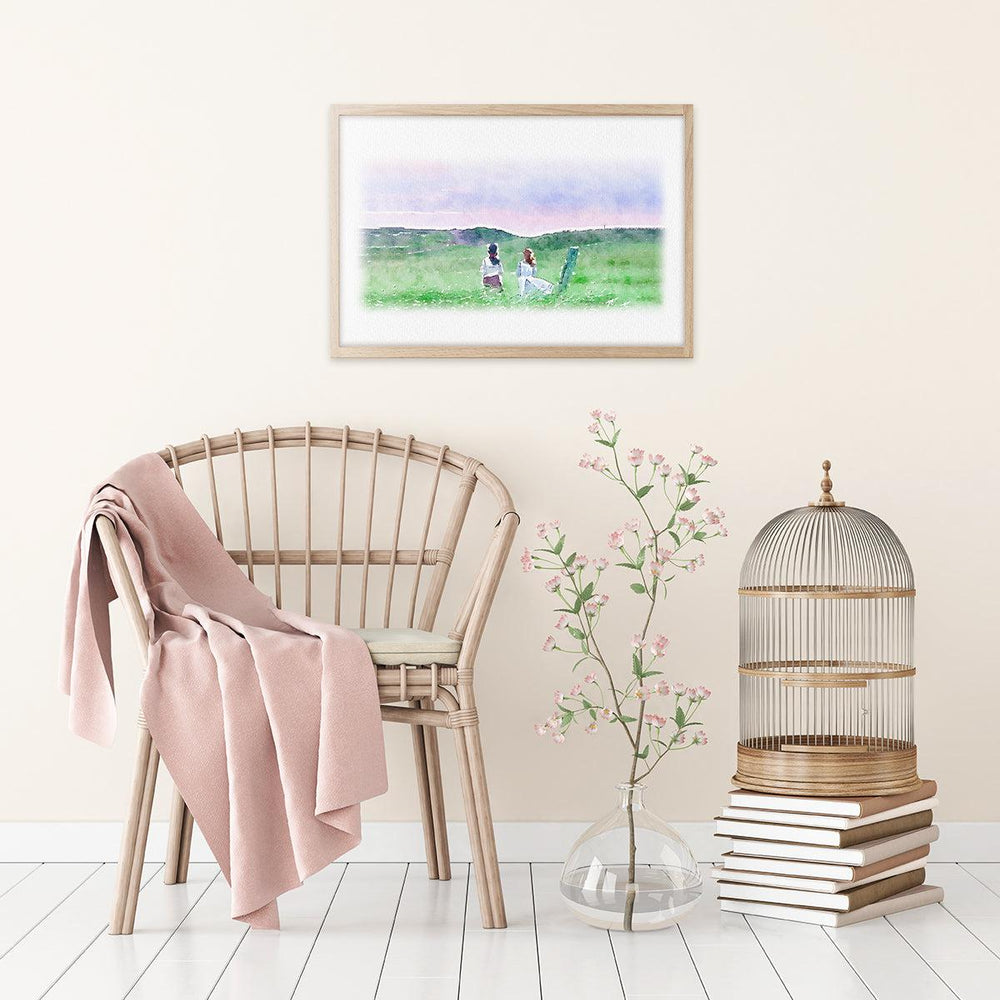 "Bosom Friends" Limited Edition Watercolor Print