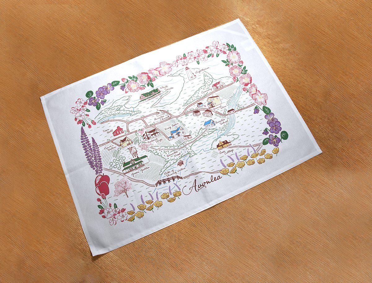 "Avonlea" Illustrated Tea Towel