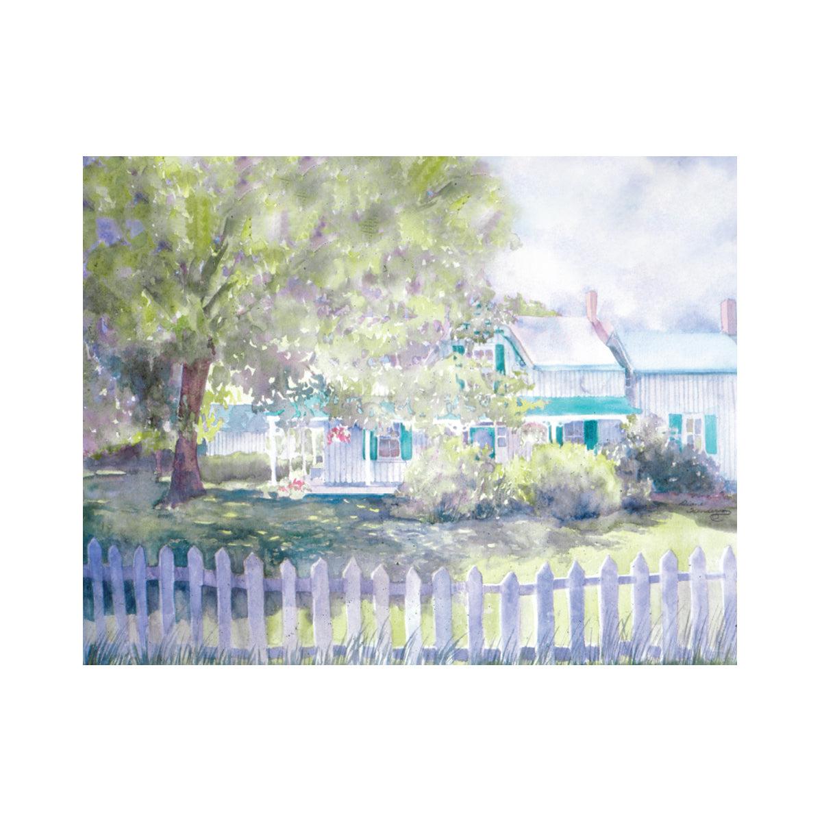 "Green Gables" By Diane Henderson on Watercolor Paper