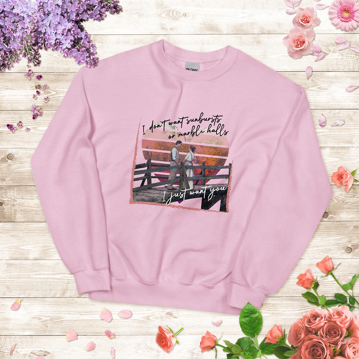 "I Just Want You!" Graphic Sweatshirt