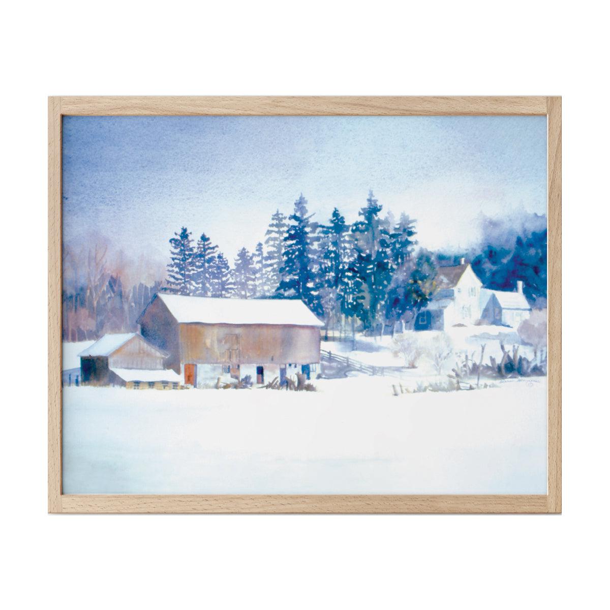 "King Farm" By Diane Henderson, On Watercolor Paper