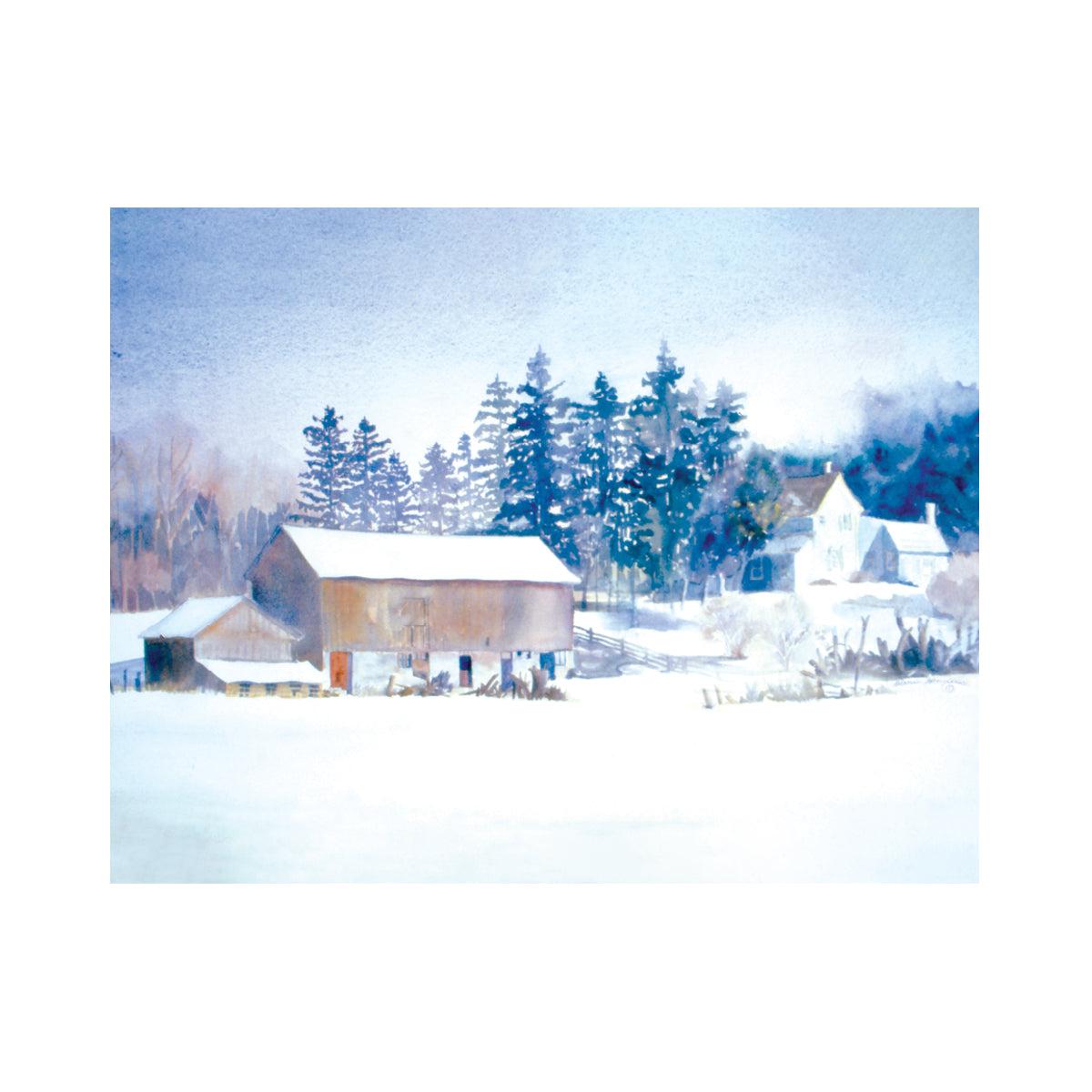 "King Farm" By Diane Henderson, On Watercolor Paper