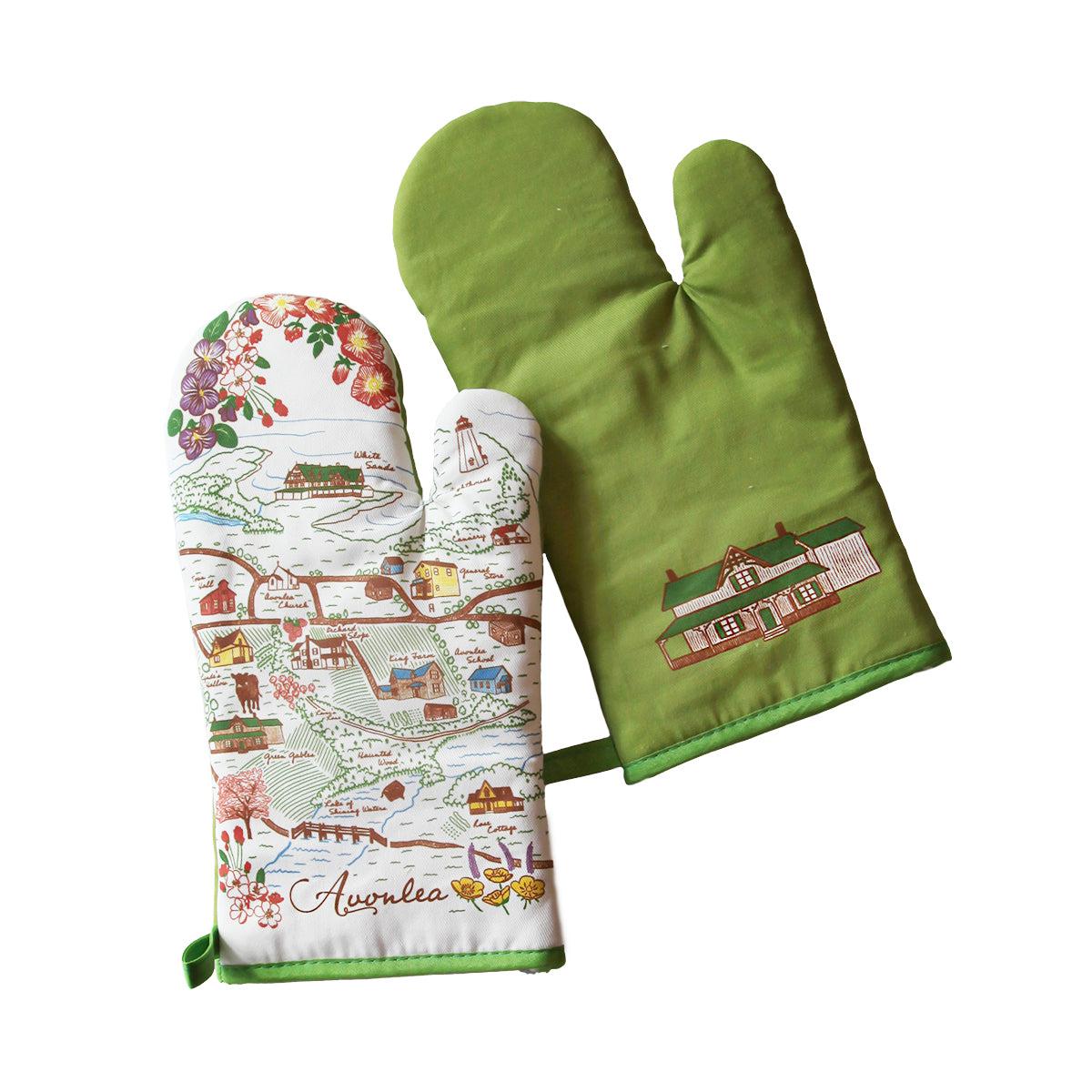 Cotton Kitchen Set (Apron, Tea Towel, Oven Mitt and Pot Holder) - China Oven  Mitts and Oven Gloves price