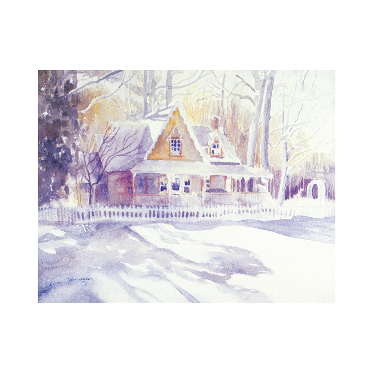 "Rose Cottage" By Diane Henderson, On Watercolor Paper