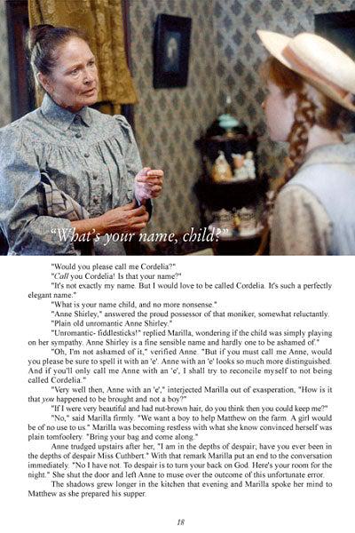"Anne of Green Gables: The Official Movie Adaptation" Paperback Book