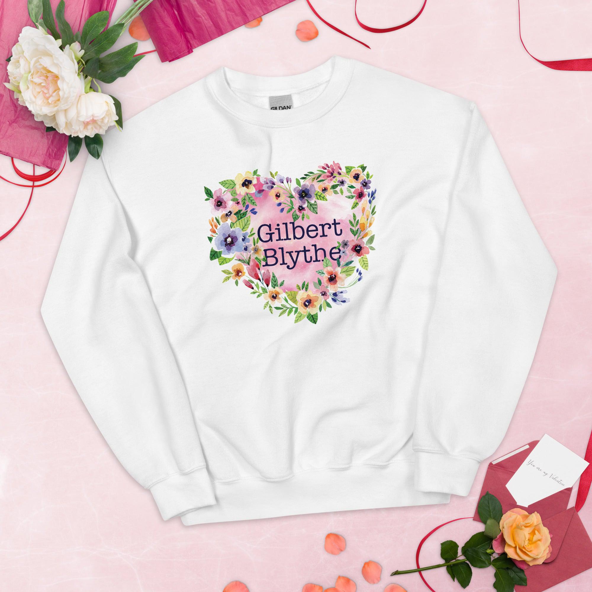 "Gilbert Blythe Forever Fan" Crew Neck Sweatshirt