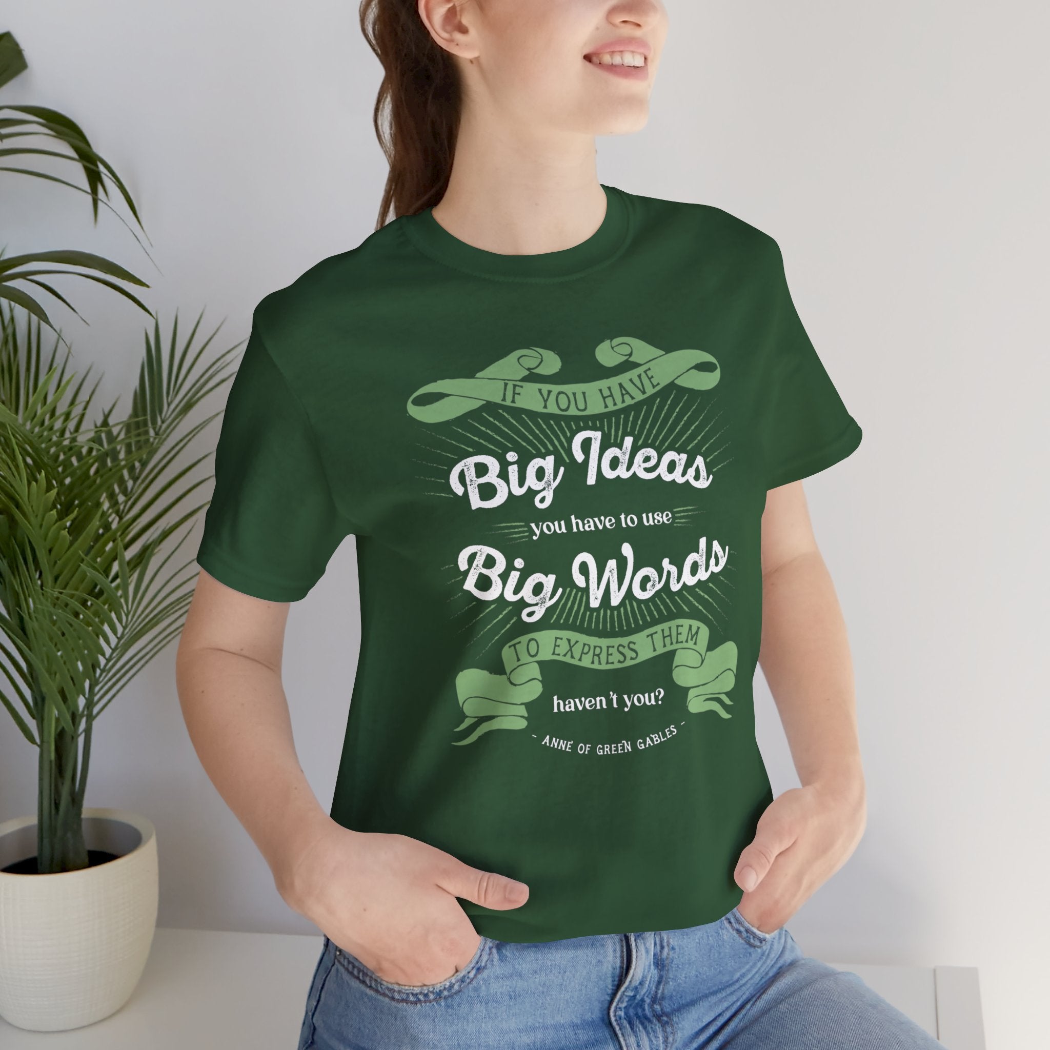 Big Ideas Big Words Graphic T-Shirt