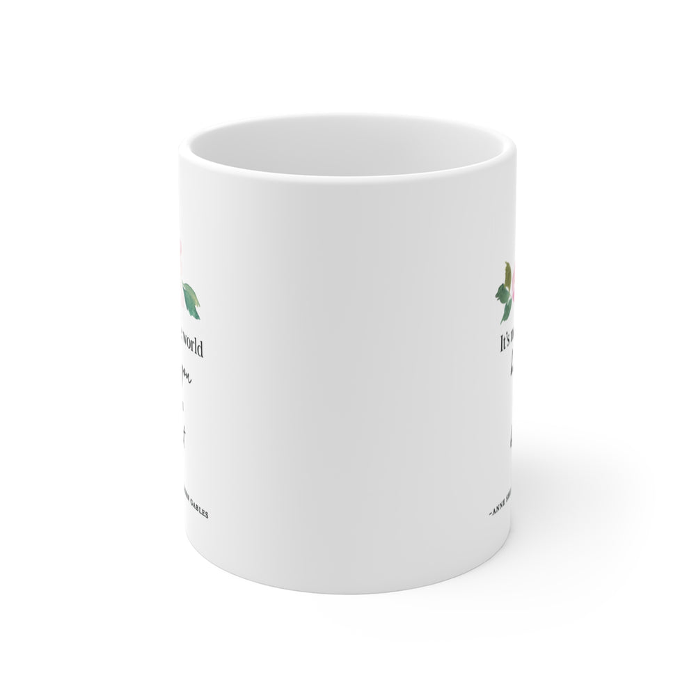 "What The World Holds" Quote Mug