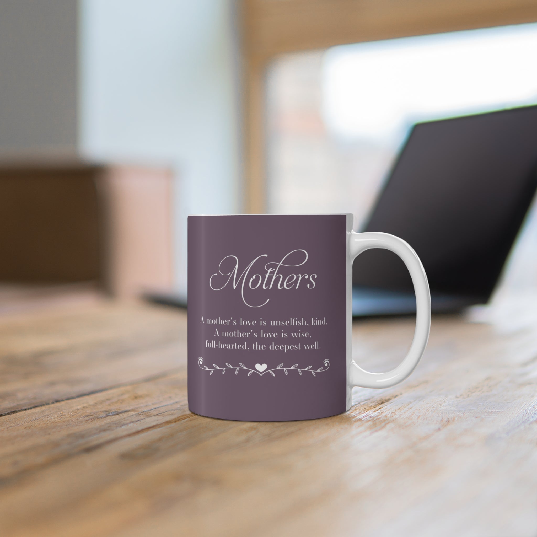Mother's Love Mug - Plum Colored