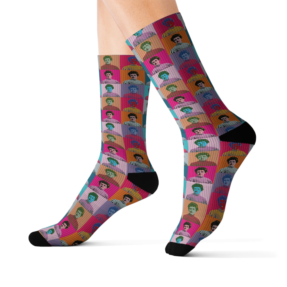 L.M. Montgomery Pop Art Socks