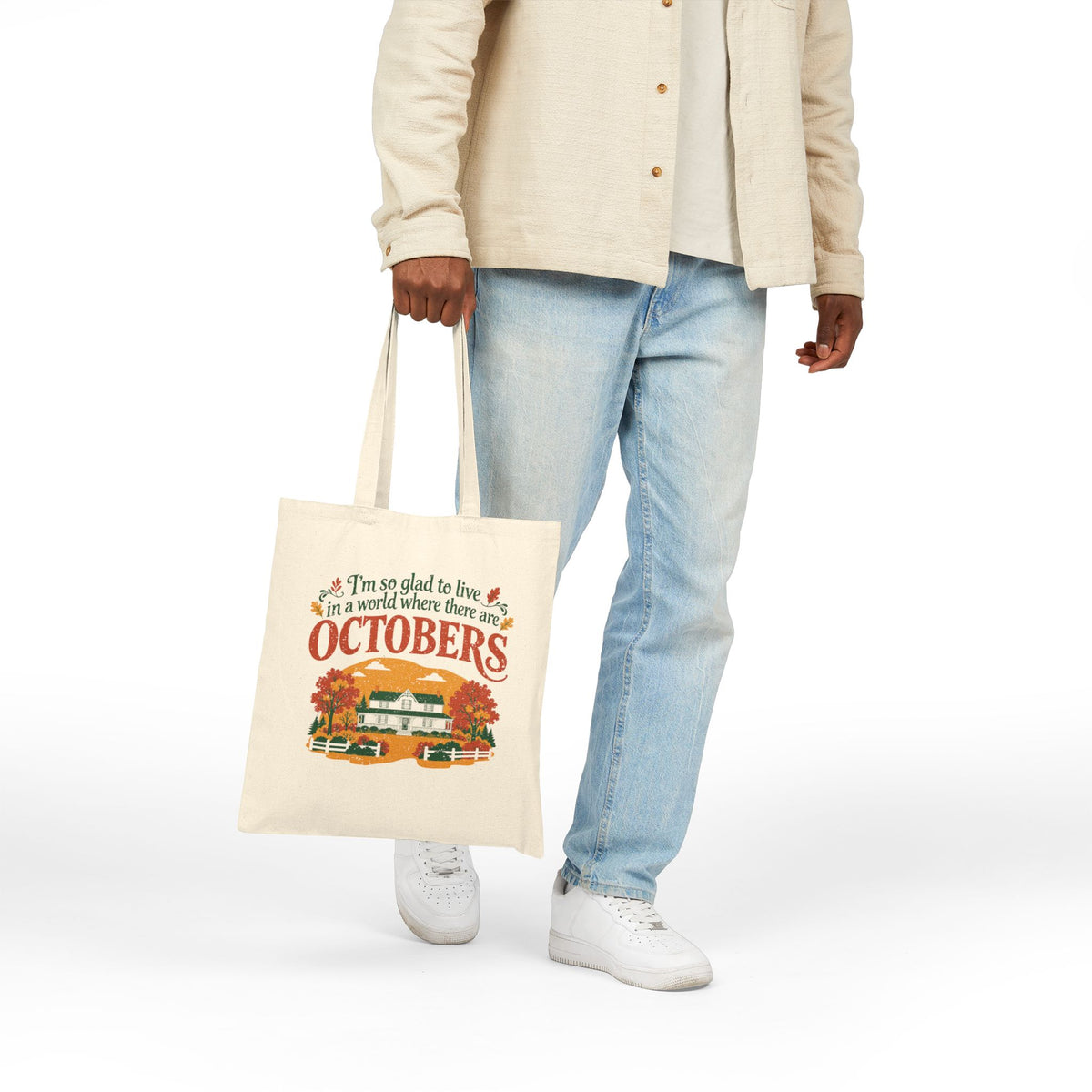 Vintage October Green Gables Tote Bag