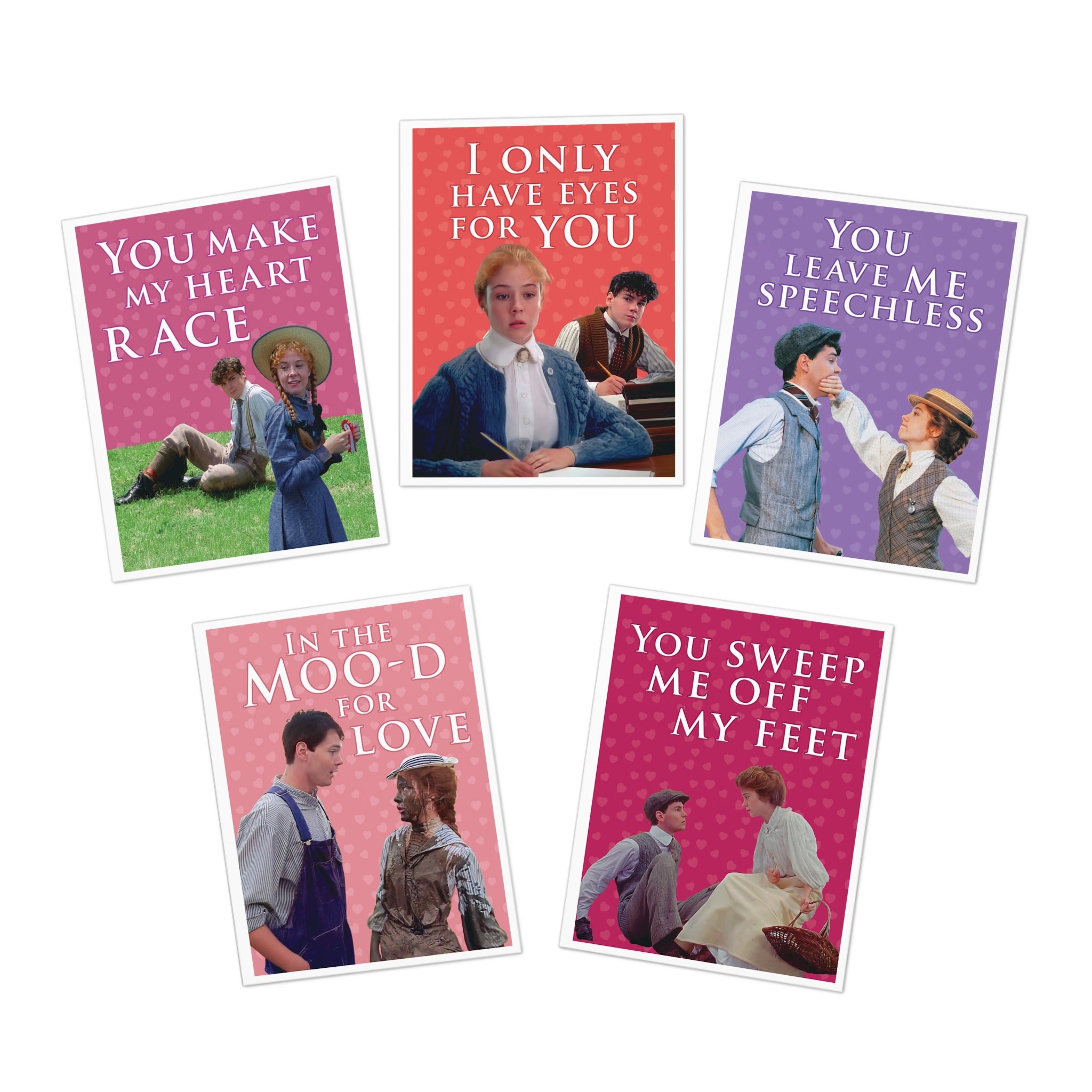 Anne and Gilbert Valentine's Day Cards