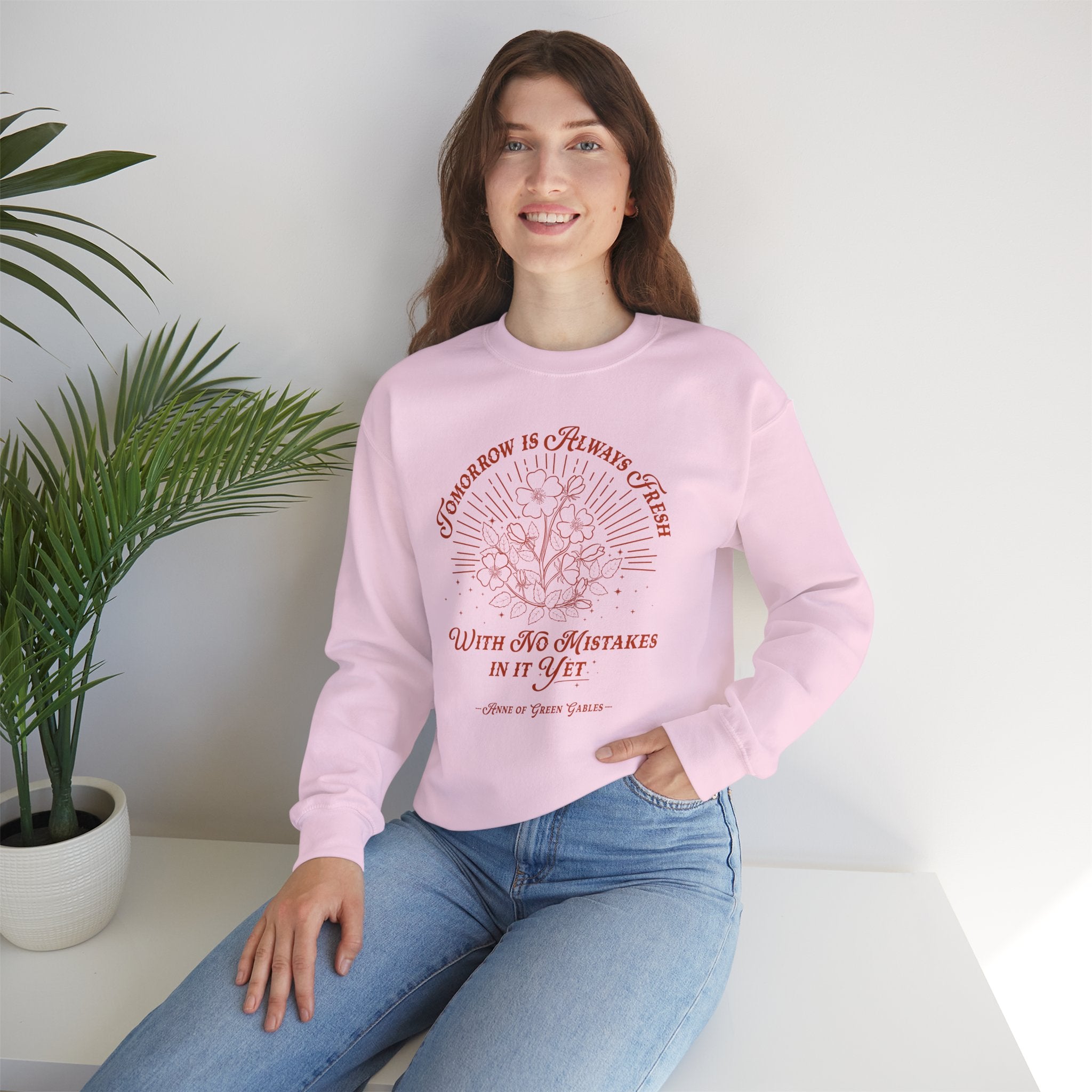 Womens graphic crewneck discount sweatshirt