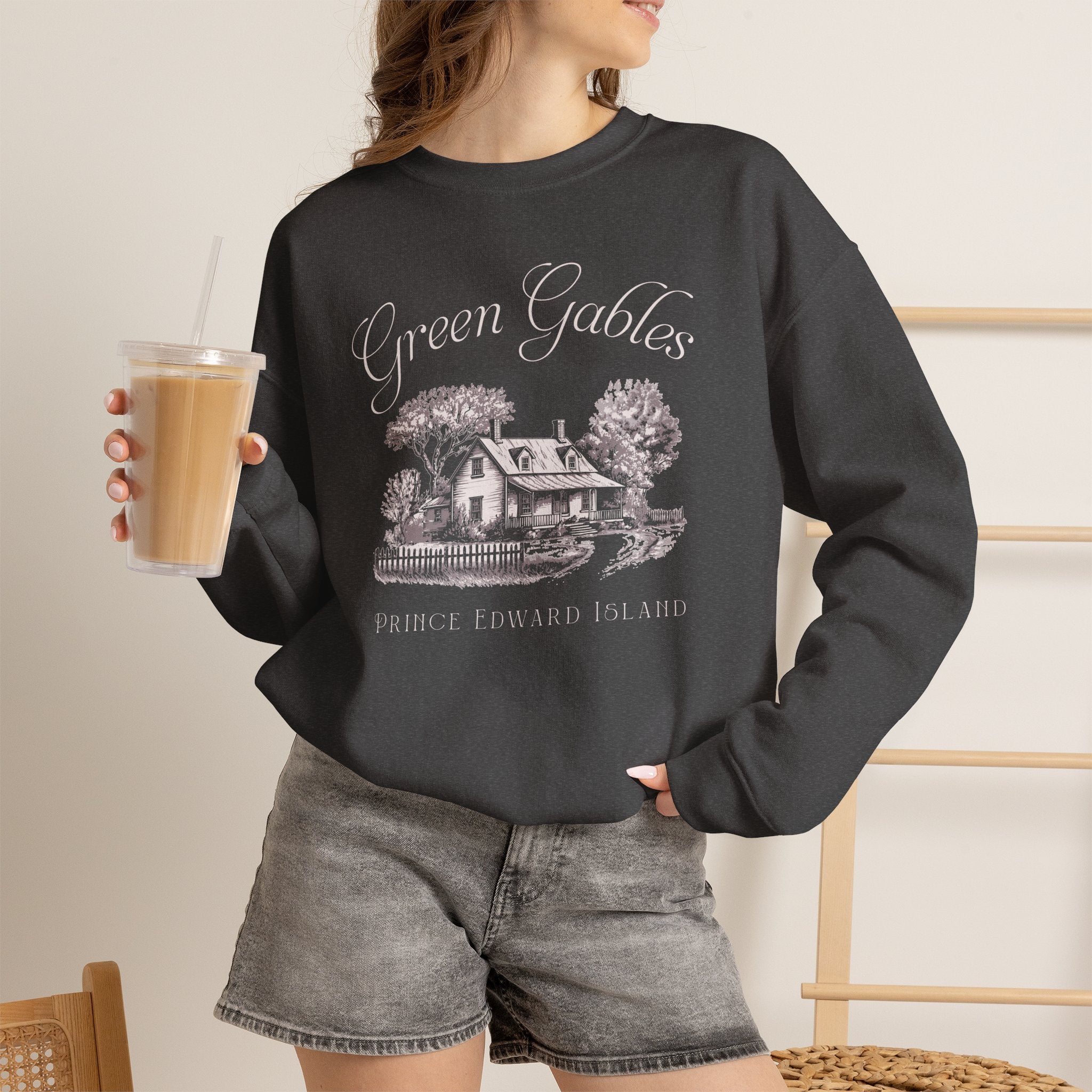 Vintage Green Gables Illustration Exclusive Sweatshirt