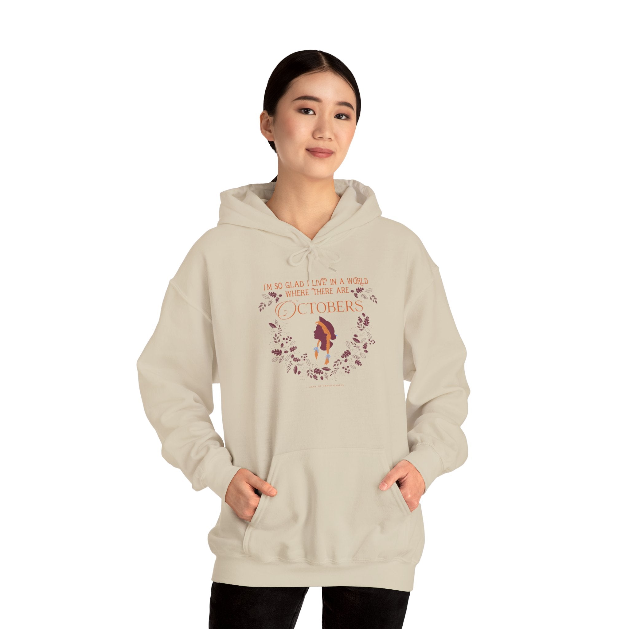 Anne Crest October Quote Hoodie