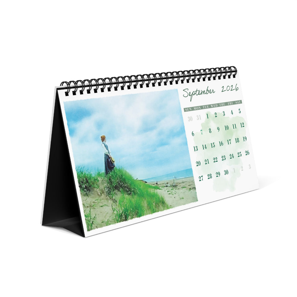 Anne of Green Gables Watercolor 2026 Desktop Calendar