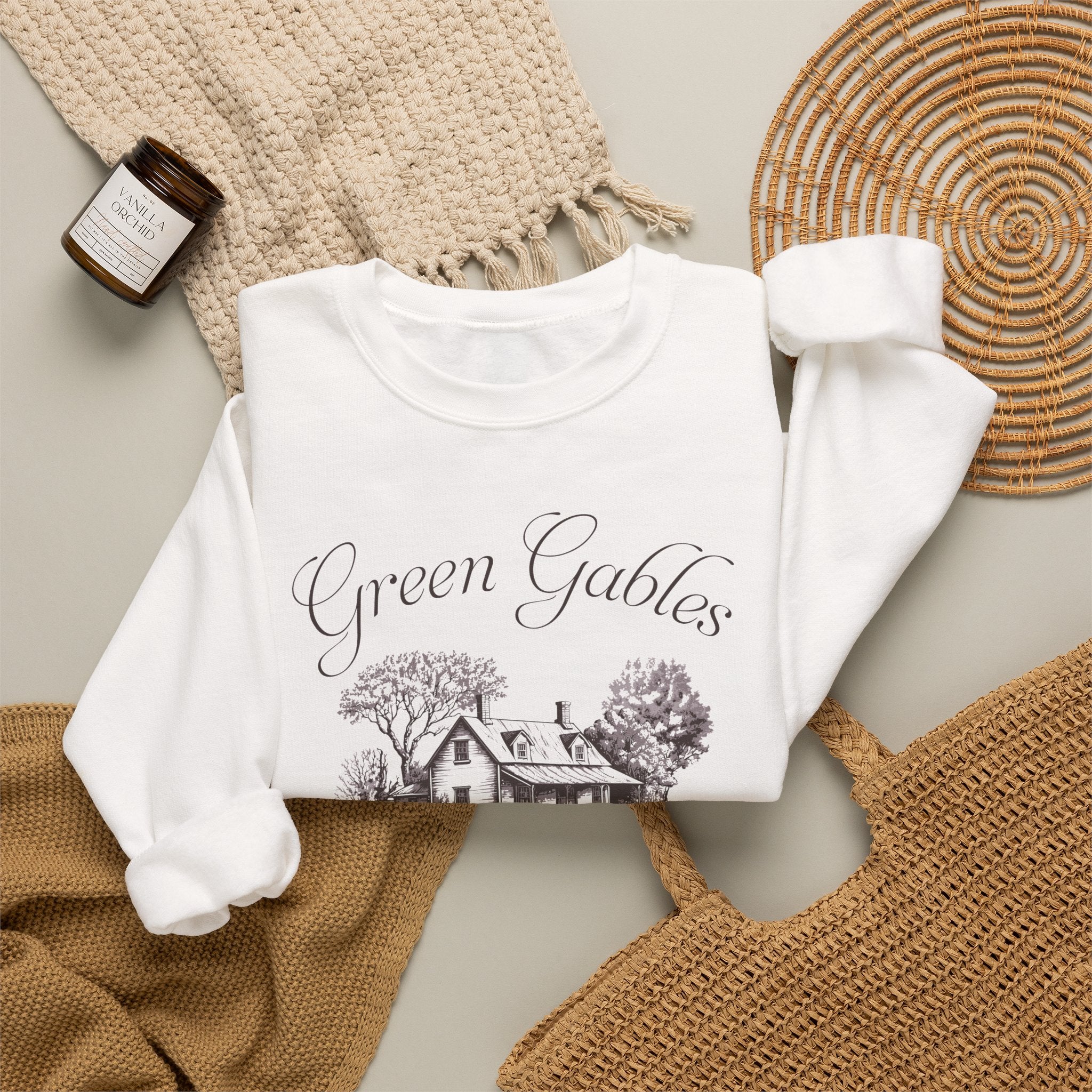 Vintage Green Gables Illustration Exclusive Sweatshirt